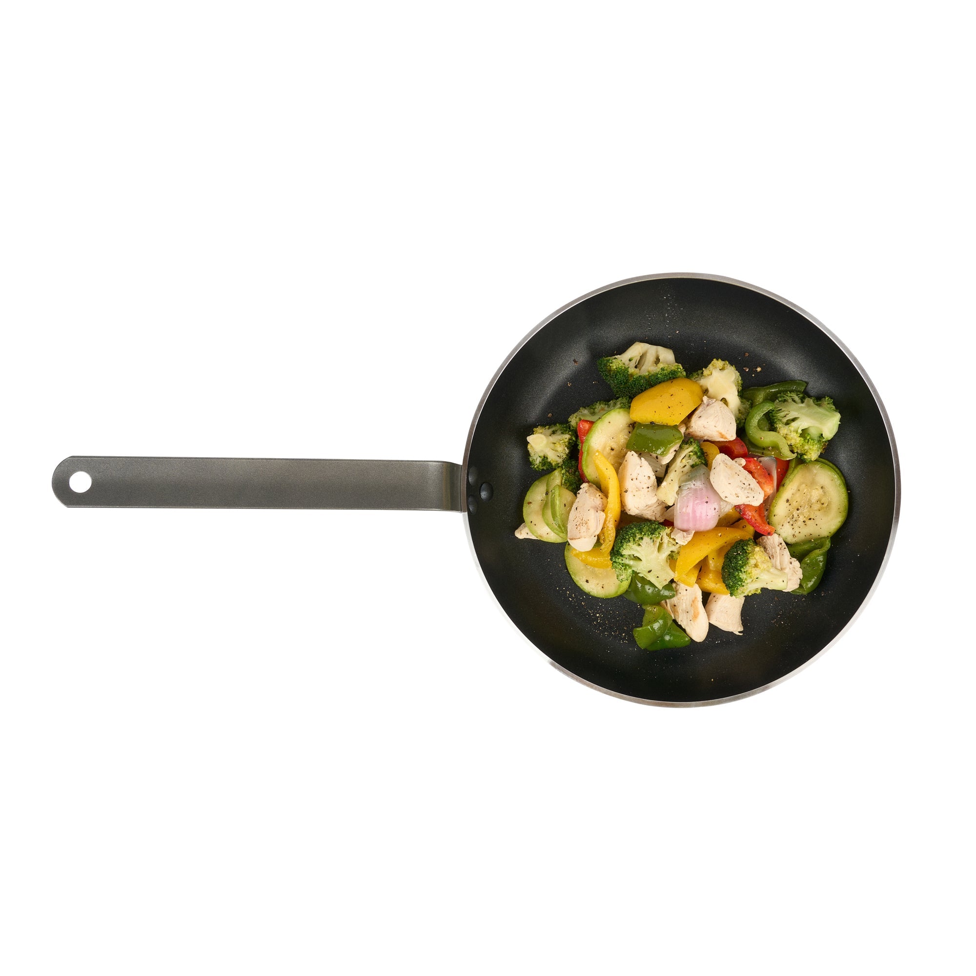 Met Lux Aluminum 11" Fry Pan - Non-Stick, Induction Ready, Heavy Duty - 1 count box