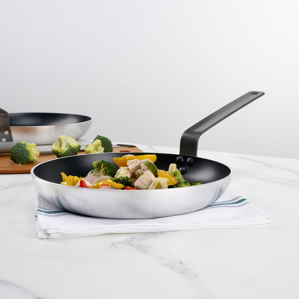 Met Lux Aluminum 11" Fry Pan - Non-Stick, Induction Ready, Heavy Duty - 1 count box