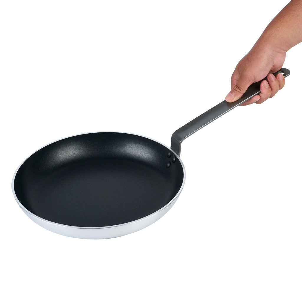 Met Lux Aluminum 12" Fry Pan - Non-Stick, Induction Ready, Heavy Duty - 1 count box