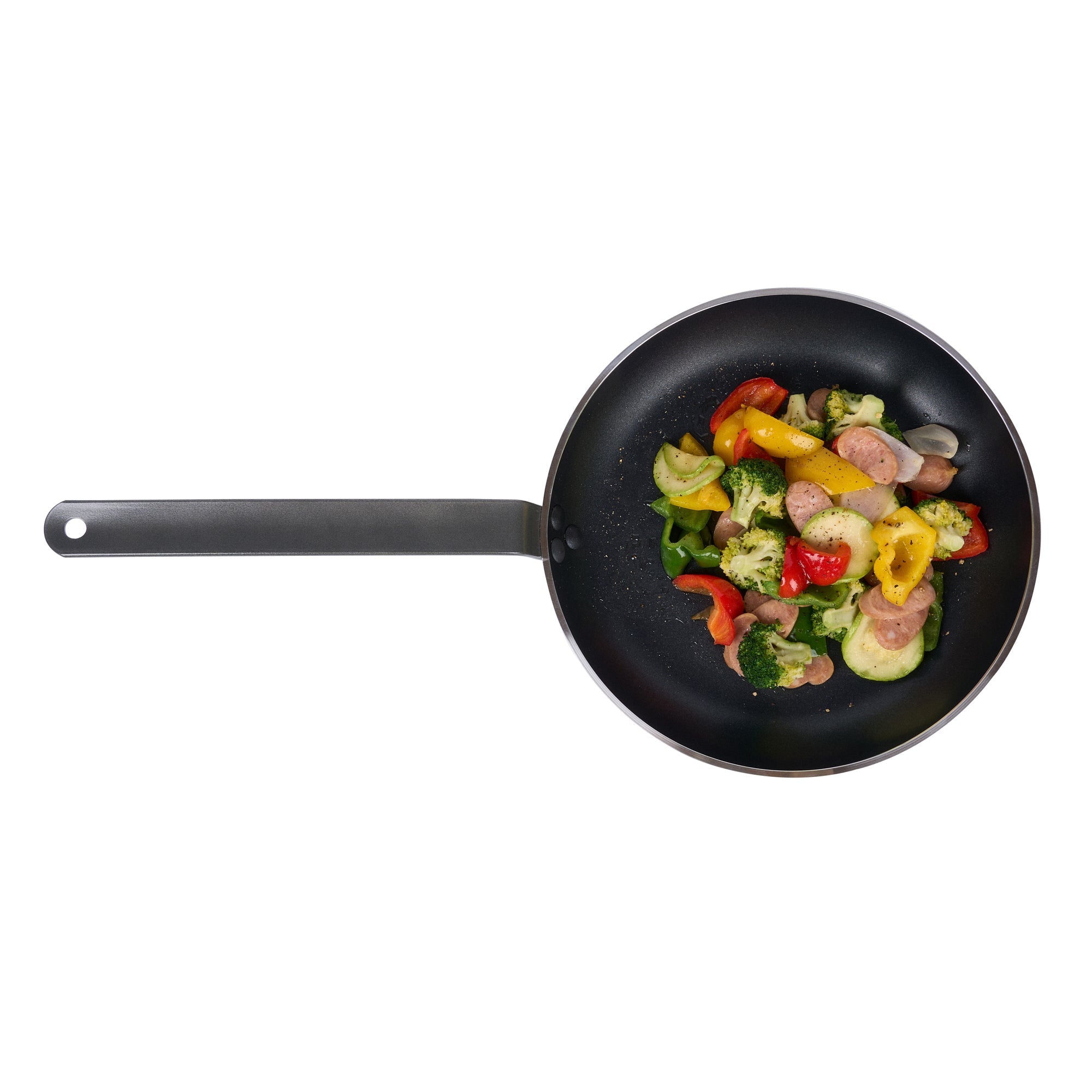 Met Lux Aluminum 13" Fry Pan - Non-Stick, Induction Ready, Heavy Duty - 1 count box