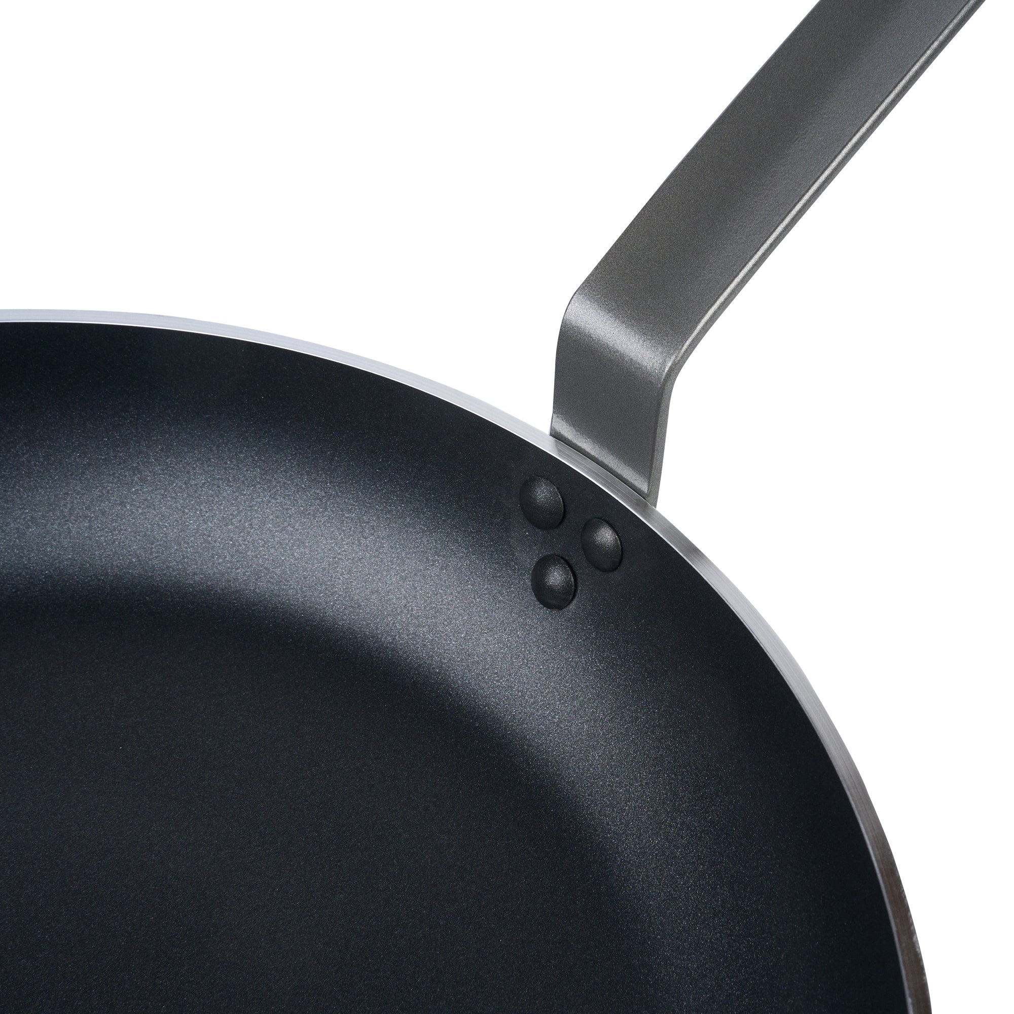 Met Lux Aluminum 13" Fry Pan - Non-Stick, Induction Ready, Heavy Duty - 1 count box