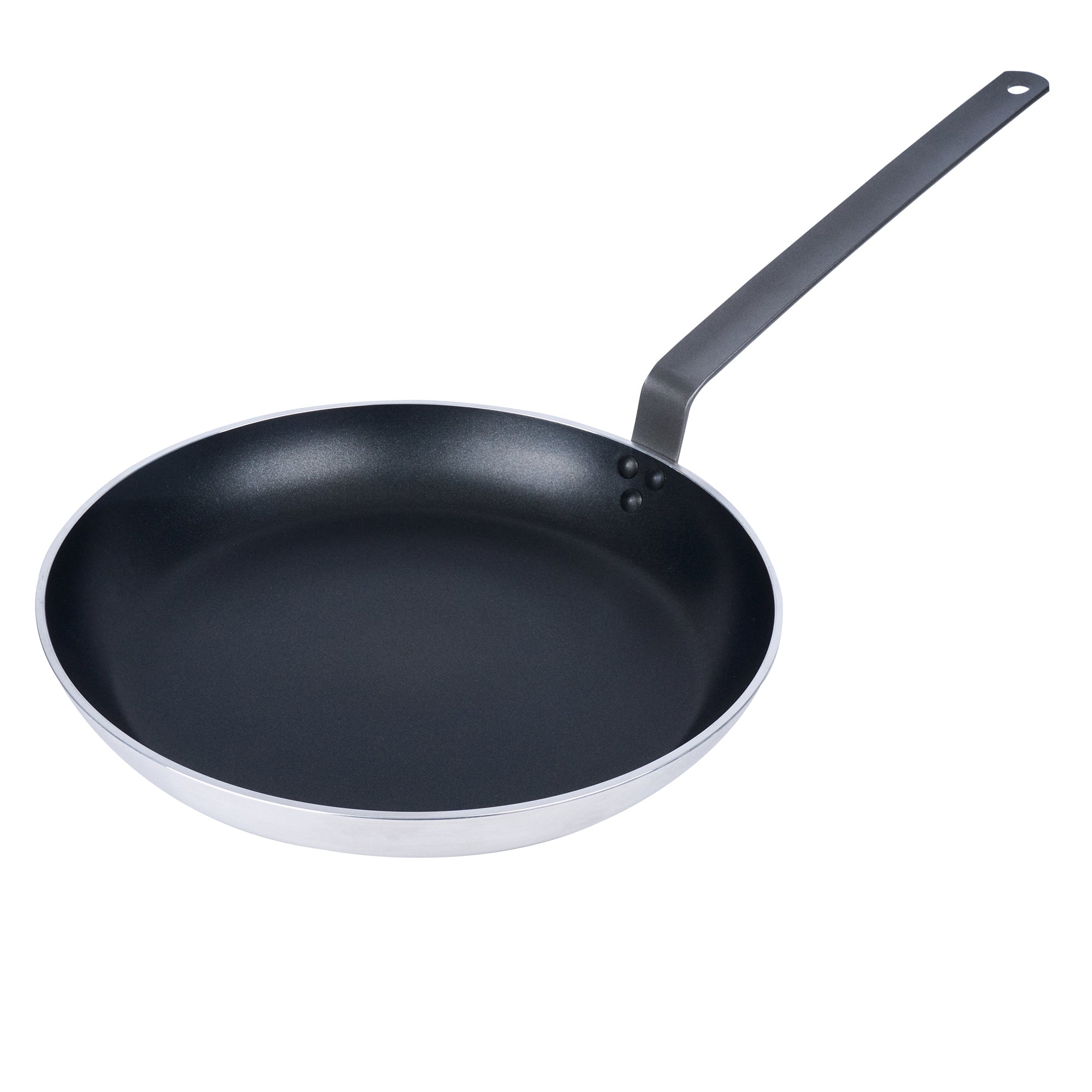 Met Lux Aluminum 14" Fry Pan - Non-Stick, Induction Ready, Heavy Duty - 1 count box