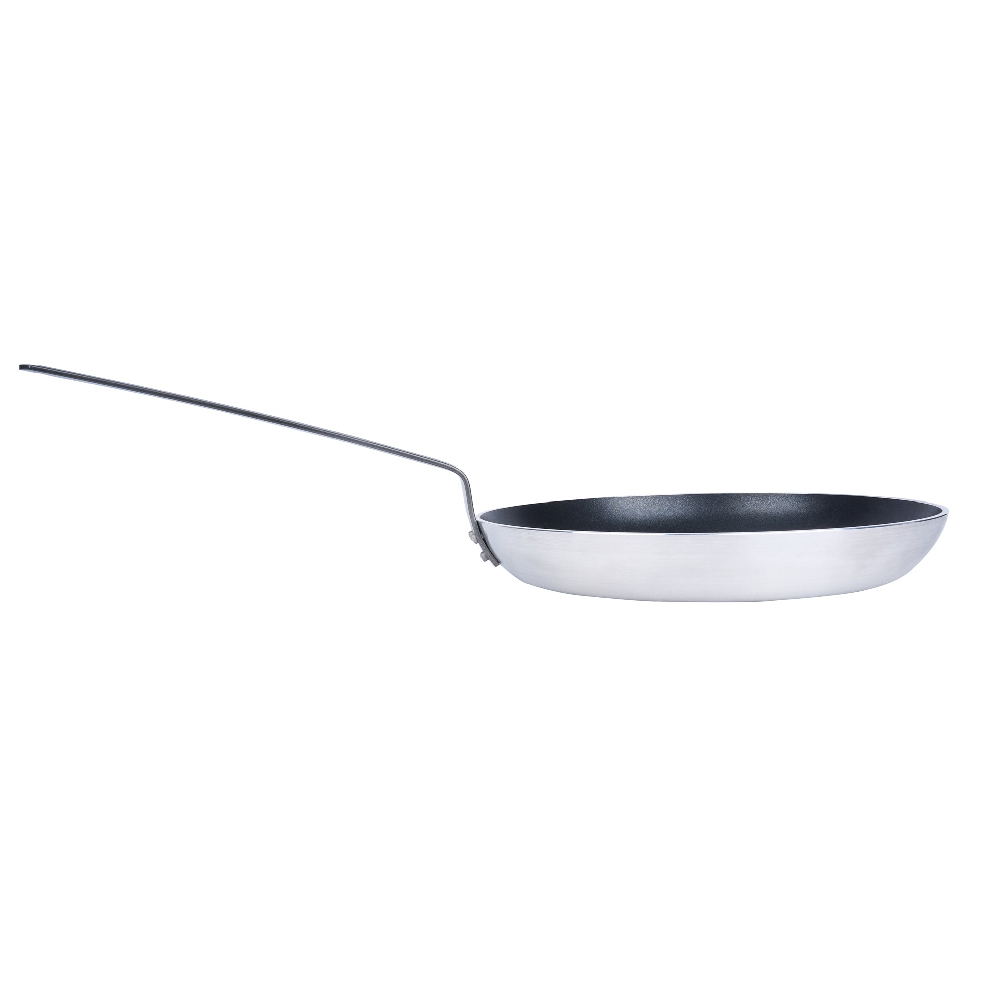 Met Lux Aluminum 14" Fry Pan - Non-Stick, Induction Ready, Heavy Duty - 6 count box