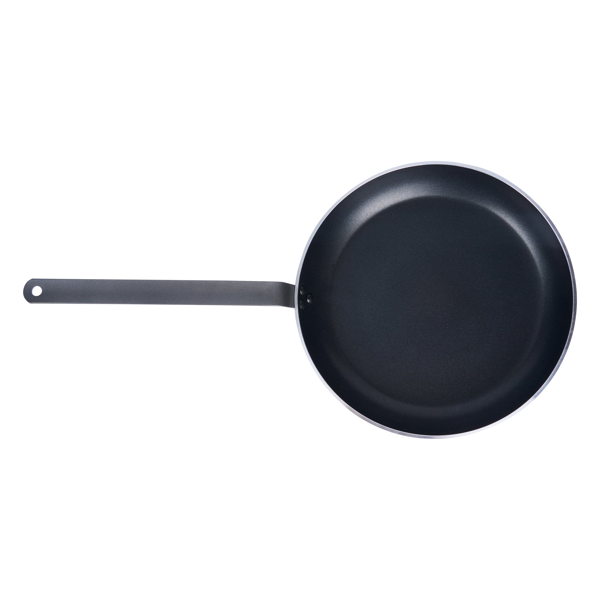Met Lux Aluminum 14" Fry Pan - Non-Stick, Induction Ready, Heavy Duty - 6 count box