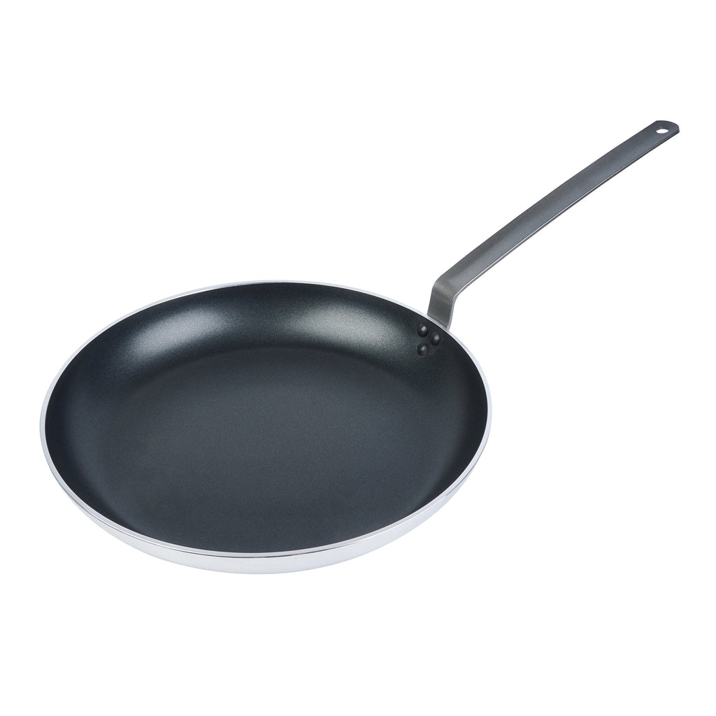 Met Lux Aluminum 16" Fry Pan - Non-Stick, Induction Ready, Heavy Duty - 1 count box