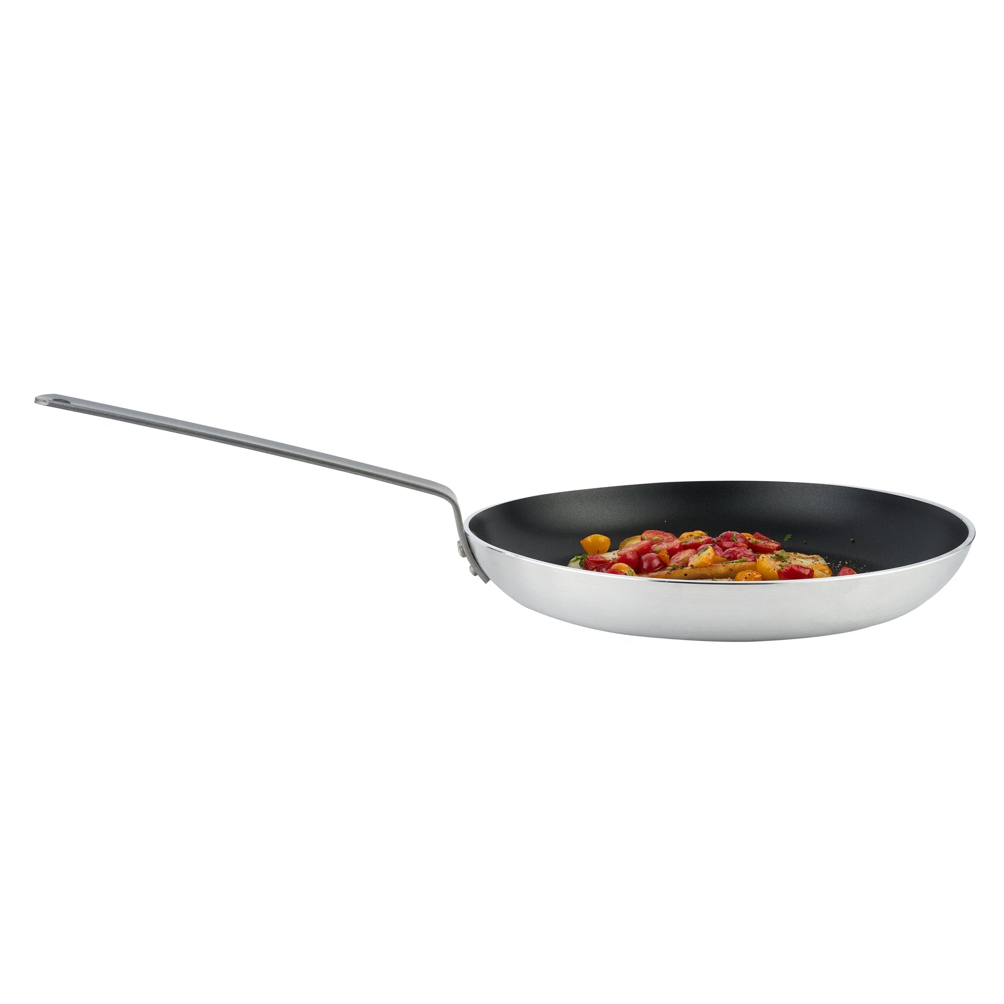 Met Lux Aluminum 16" Fry Pan - Non-Stick, Induction Ready, Heavy Duty - 1 count box