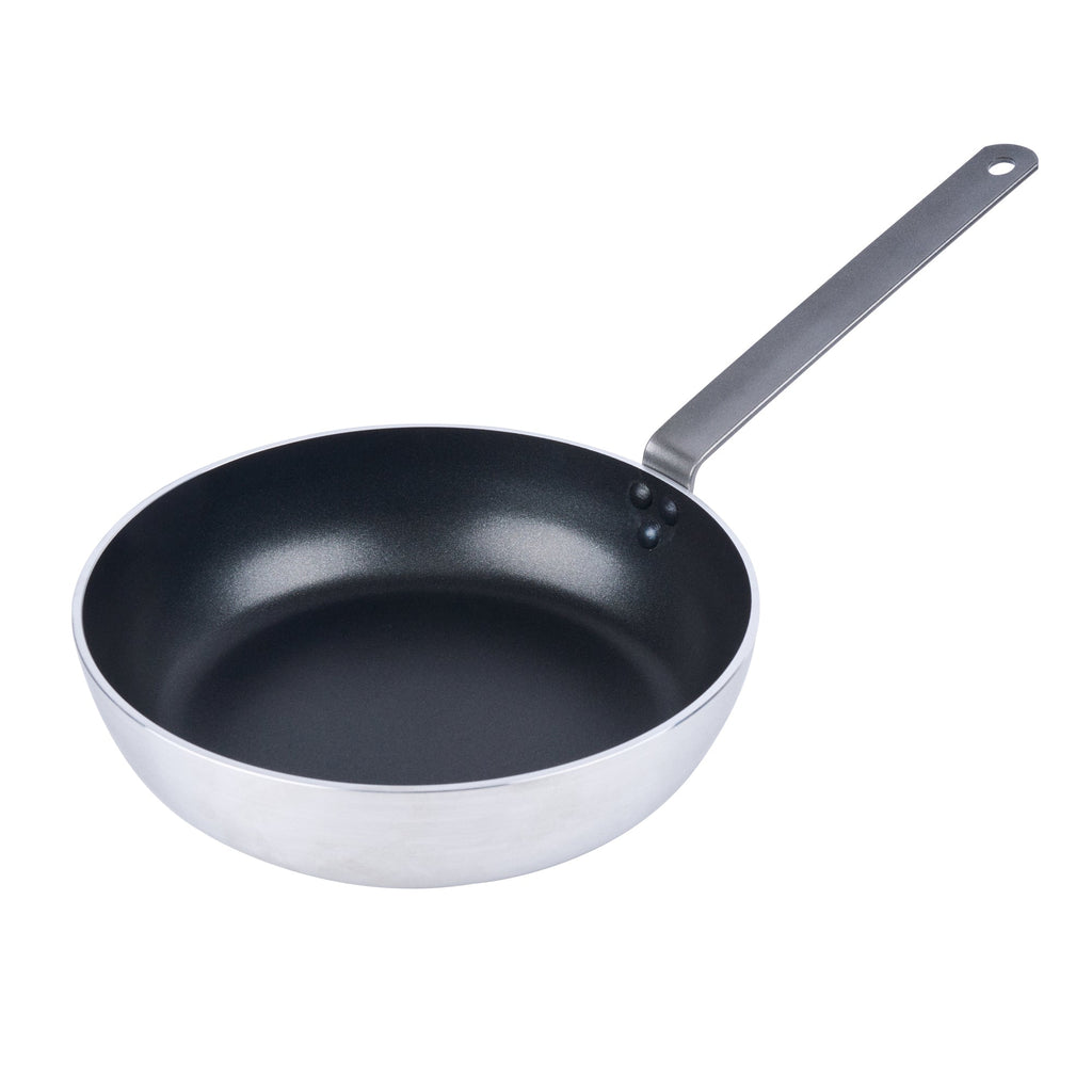 Met Lux Aluminum 11" Deep Fry Pan - Non-Stick, Induction Ready, Heavy Duty - 1 count box