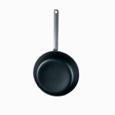 Met Lux Aluminum 11" Deep Fry Pan - Non-Stick, Induction Ready, Heavy Duty - 1 count box