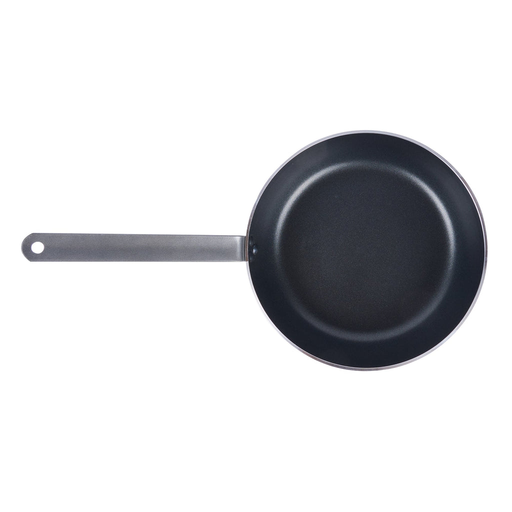 Met Lux Aluminum 11" Deep Fry Pan - Non-Stick, Induction Ready, Heavy Duty - 6 count box