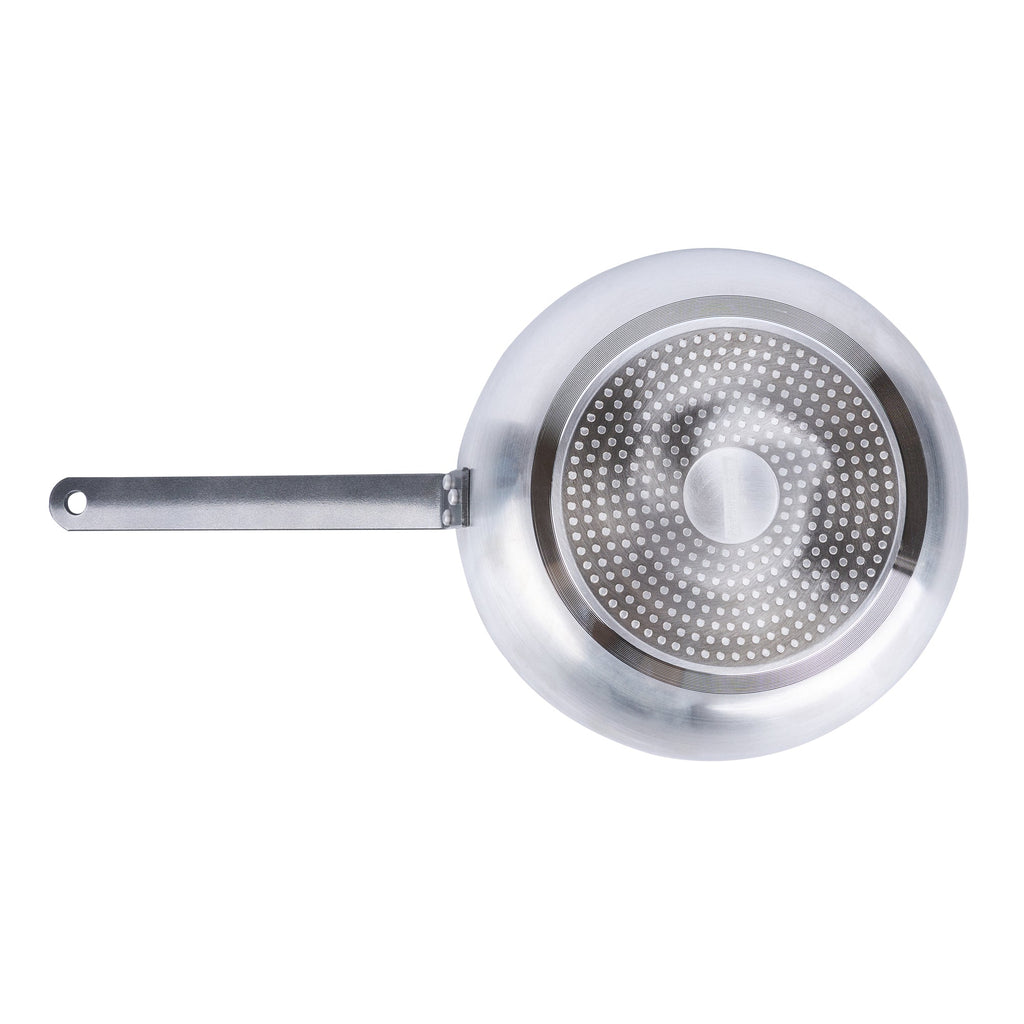 Met Lux Aluminum 11" Deep Fry Pan - Non-Stick, Induction Ready, Heavy Duty - 6 count box