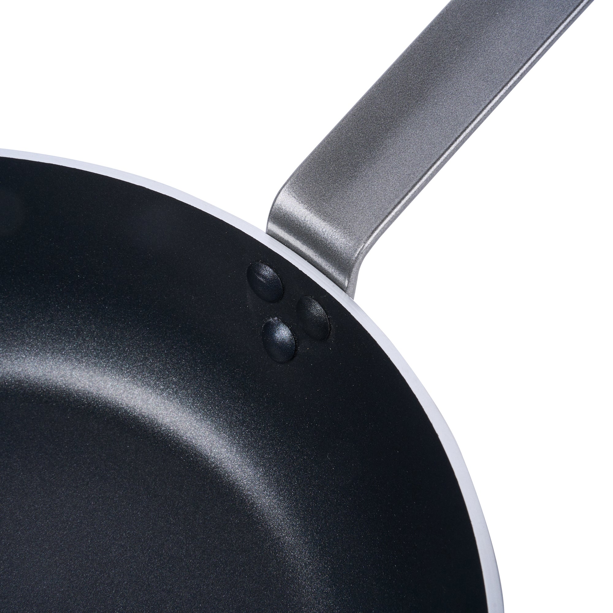 Met Lux Aluminum 11" Deep Fry Pan - Non-Stick, Induction Ready, Heavy Duty - 6 count box