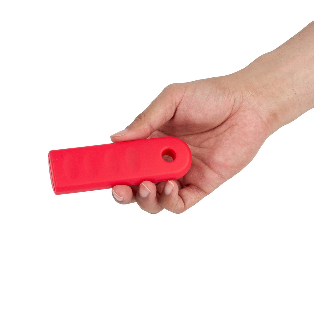 Met Lux Red Silicone Removable Pan Handle Sleeve - 4 3/4'' - 1 count box
