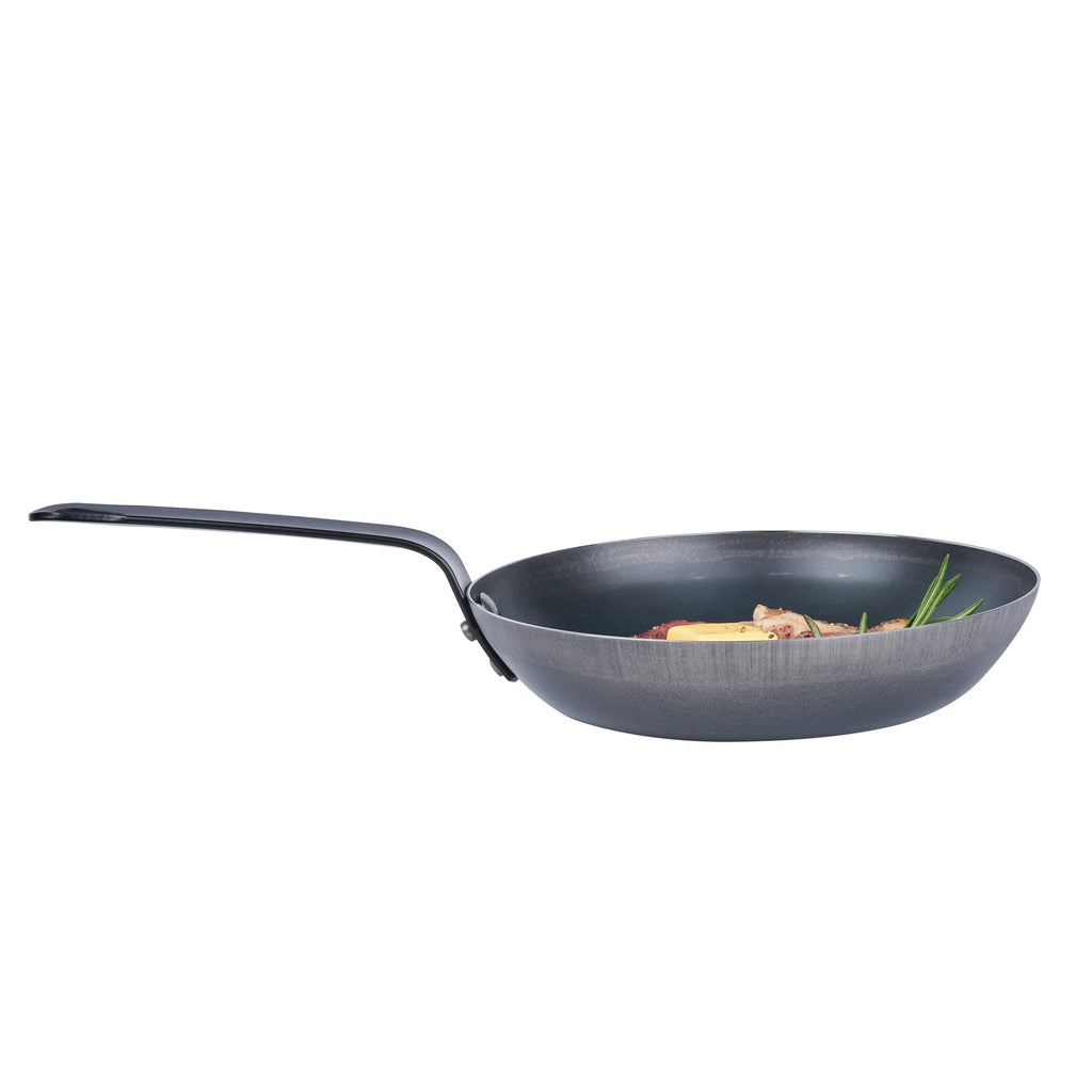 Met Lux Black Carbon Steel 8" Fry Pan - 1 count box