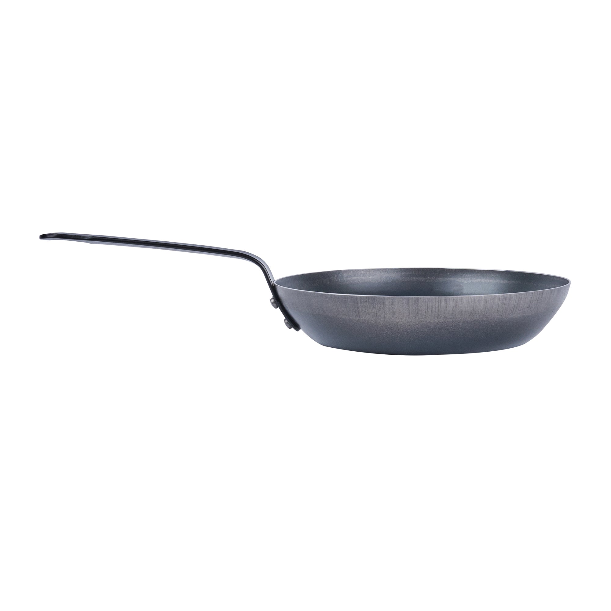 Met Lux Black Carbon Steel 8" Fry Pan - 6 count box