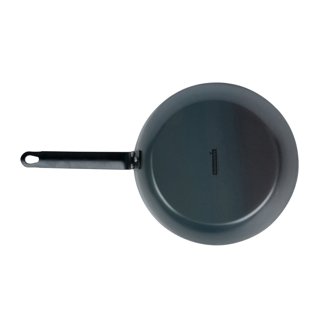 Met Lux Black Carbon Steel 10" Fry Pan - 1 count box