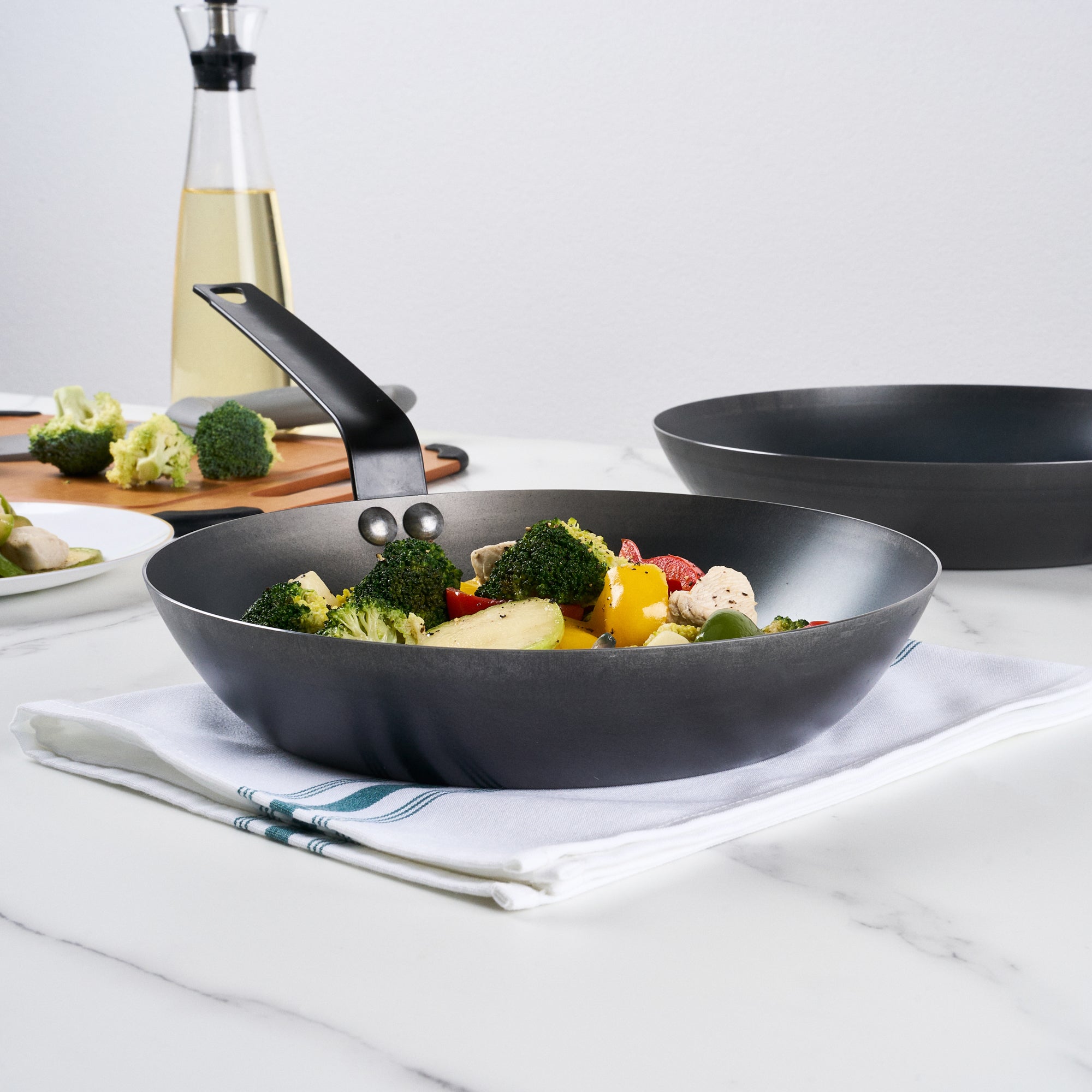 Met Lux Black Carbon Steel 10" Fry Pan - 1 count box