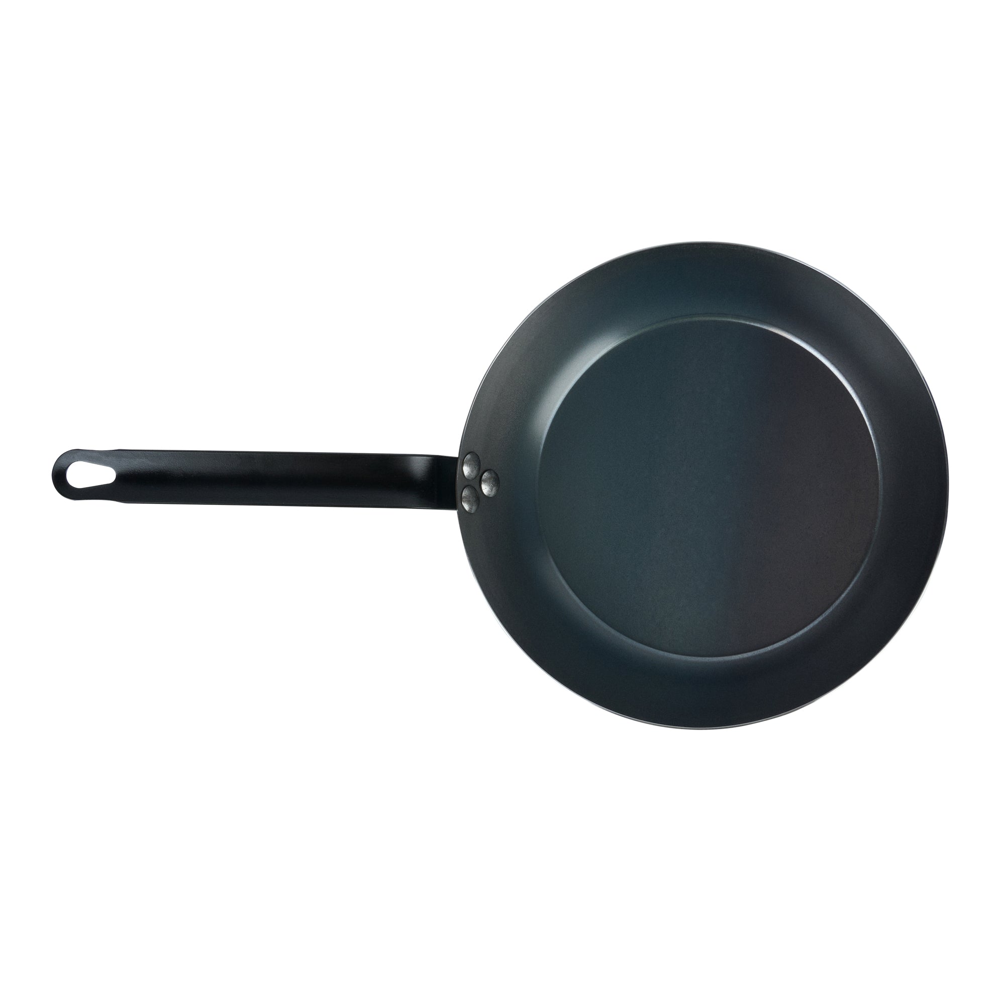 Met Lux Black Carbon Steel 10" Fry Pan - 6 count box