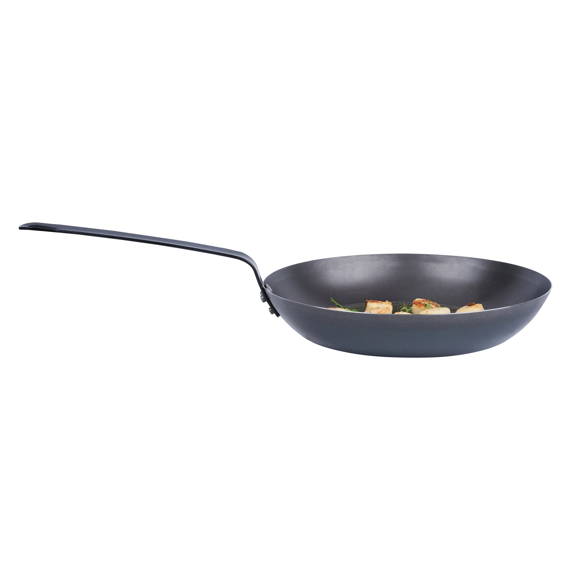Met Lux Black Carbon Steel 11" Fry Pan - 1 count box