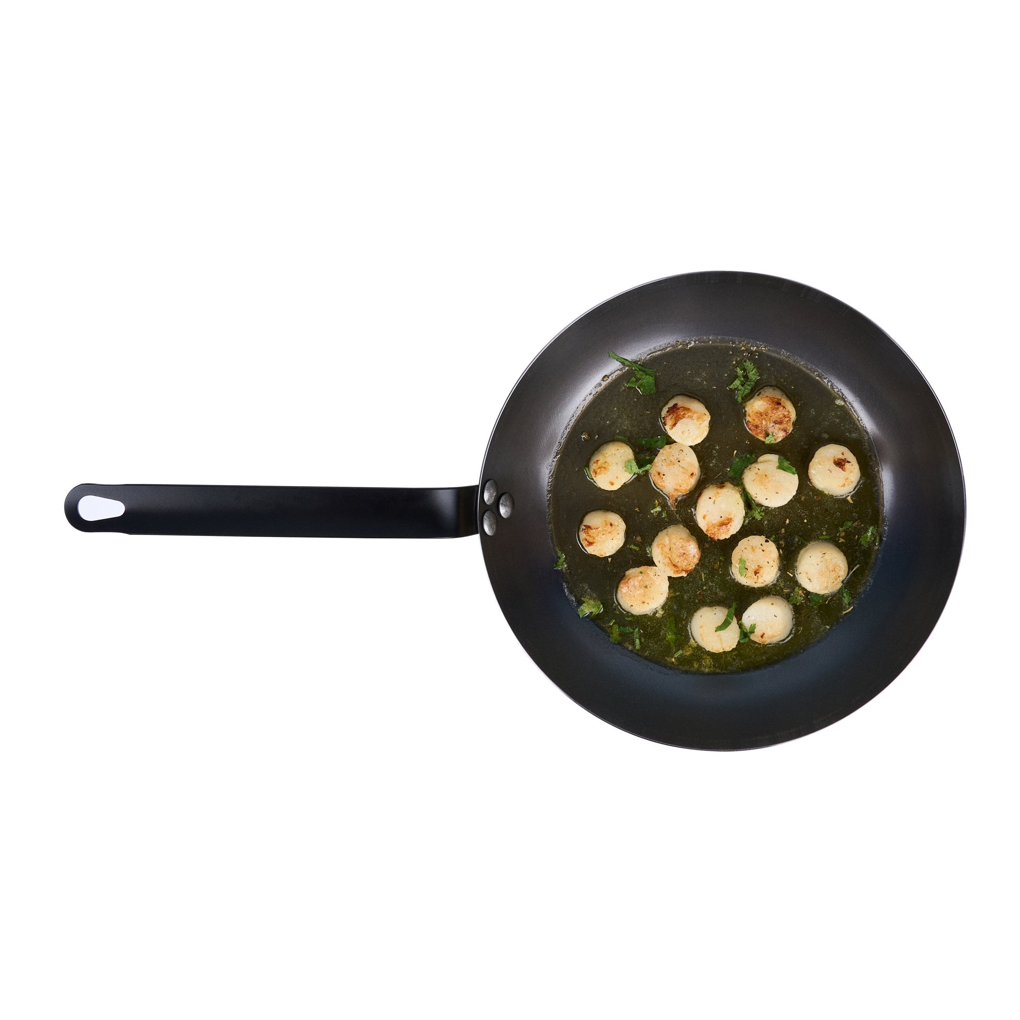 Met Lux Black Carbon Steel 11" Fry Pan - 1 count box