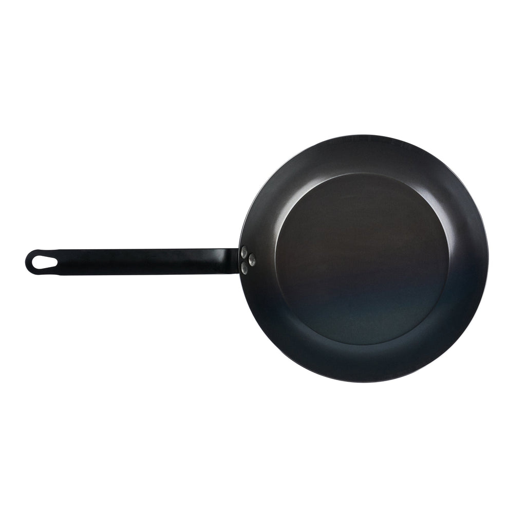 Met Lux Black Carbon Steel 11" Fry Pan - 6 count box