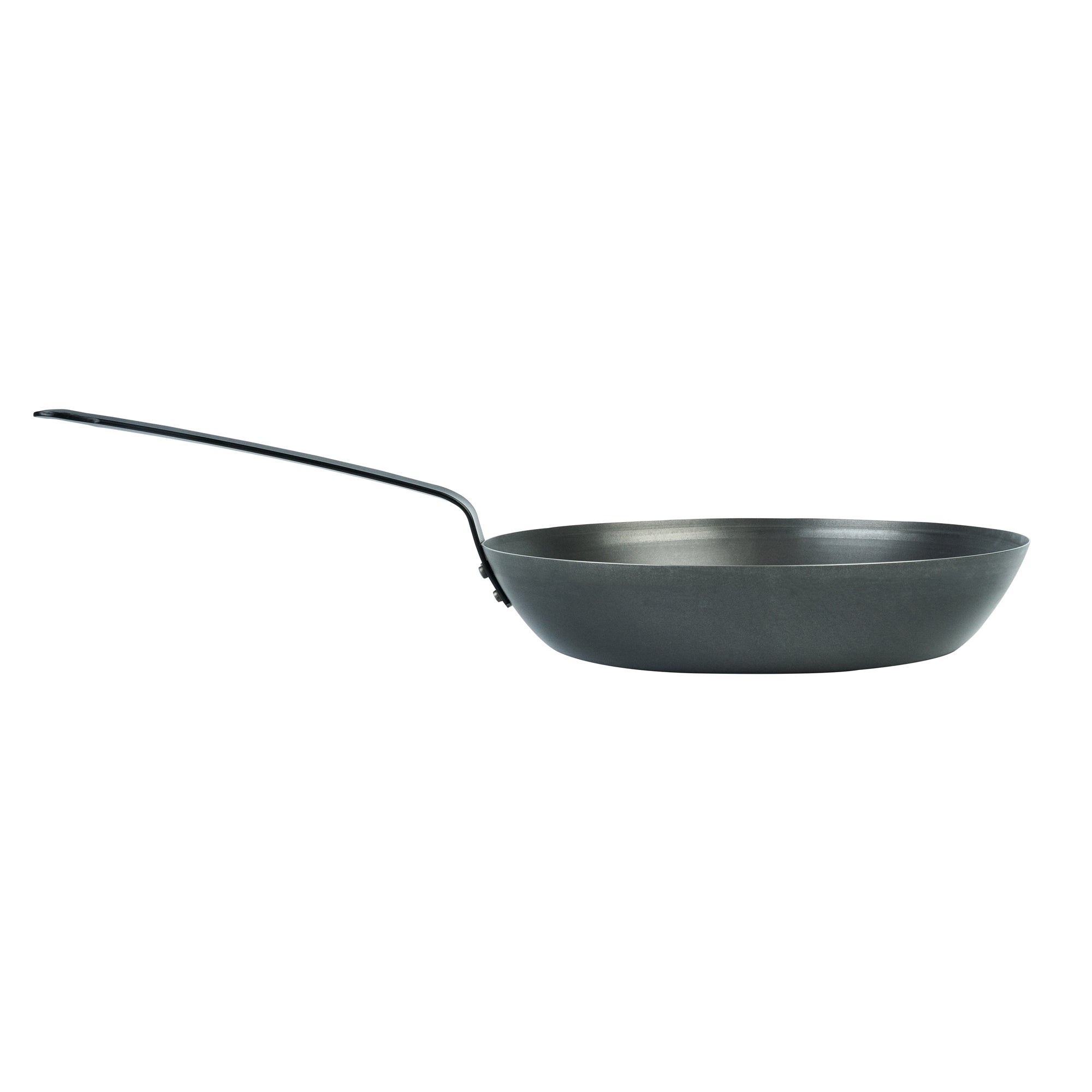 Met Lux Black Carbon Steel 12" Fry Pan - 1 count box