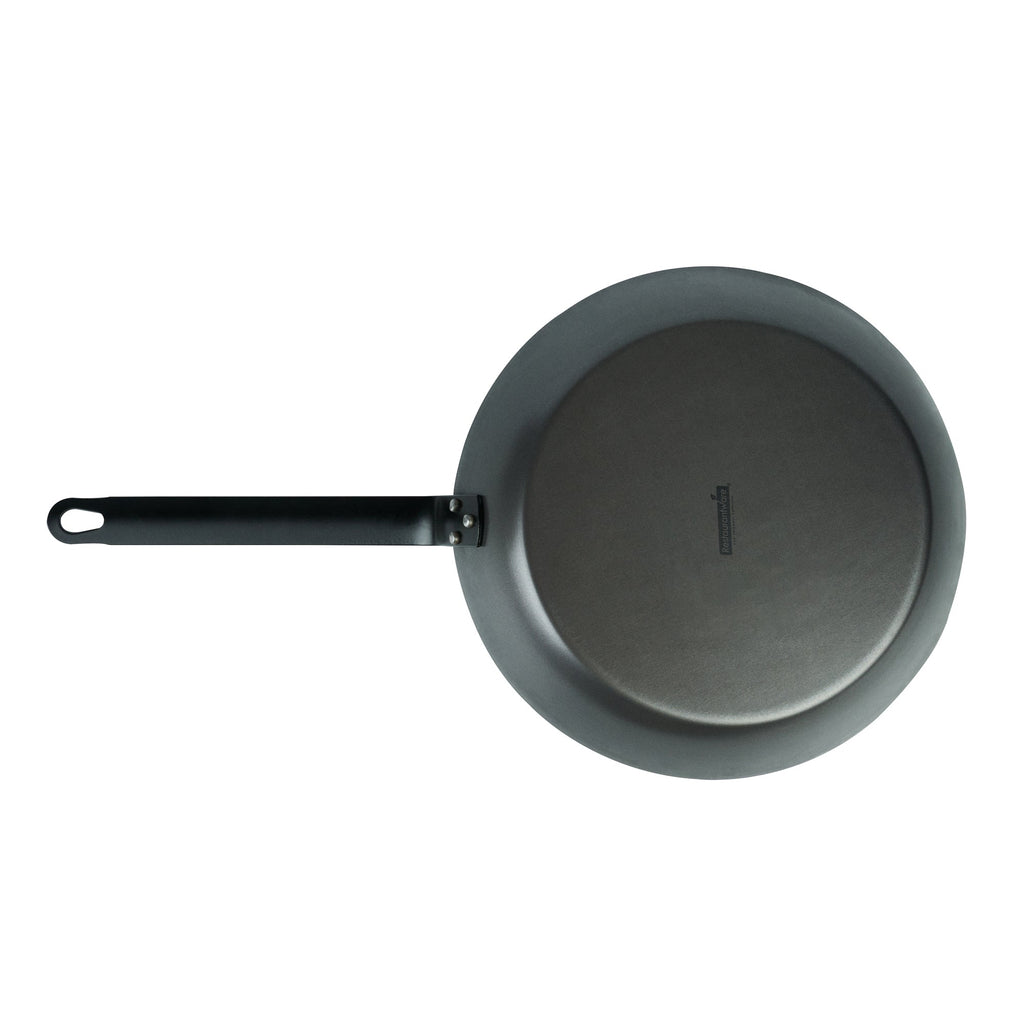 Met Lux Black Carbon Steel 12" Fry Pan - 1 count box