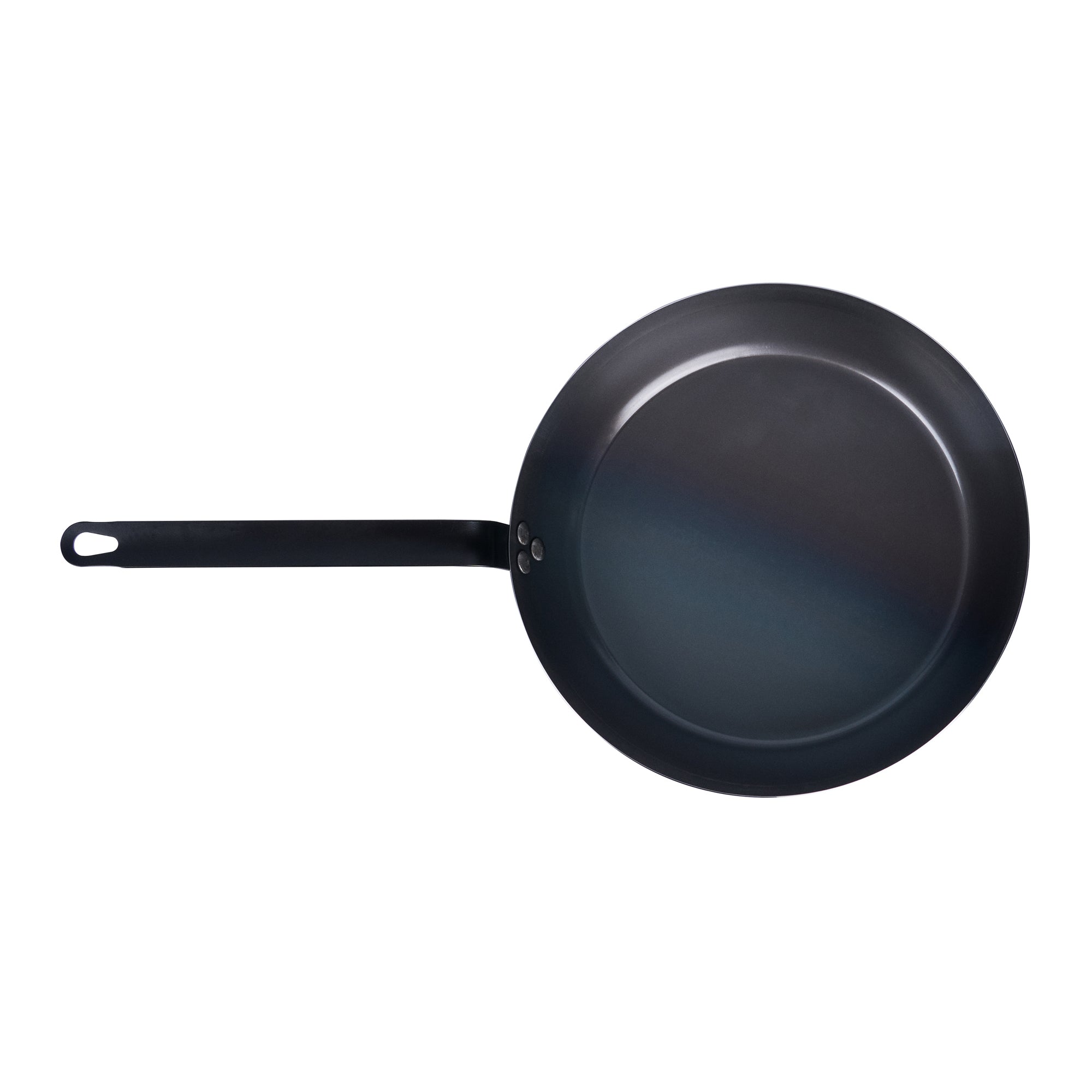 Met Lux Black Carbon Steel 13" Fry Pan - 6 count box