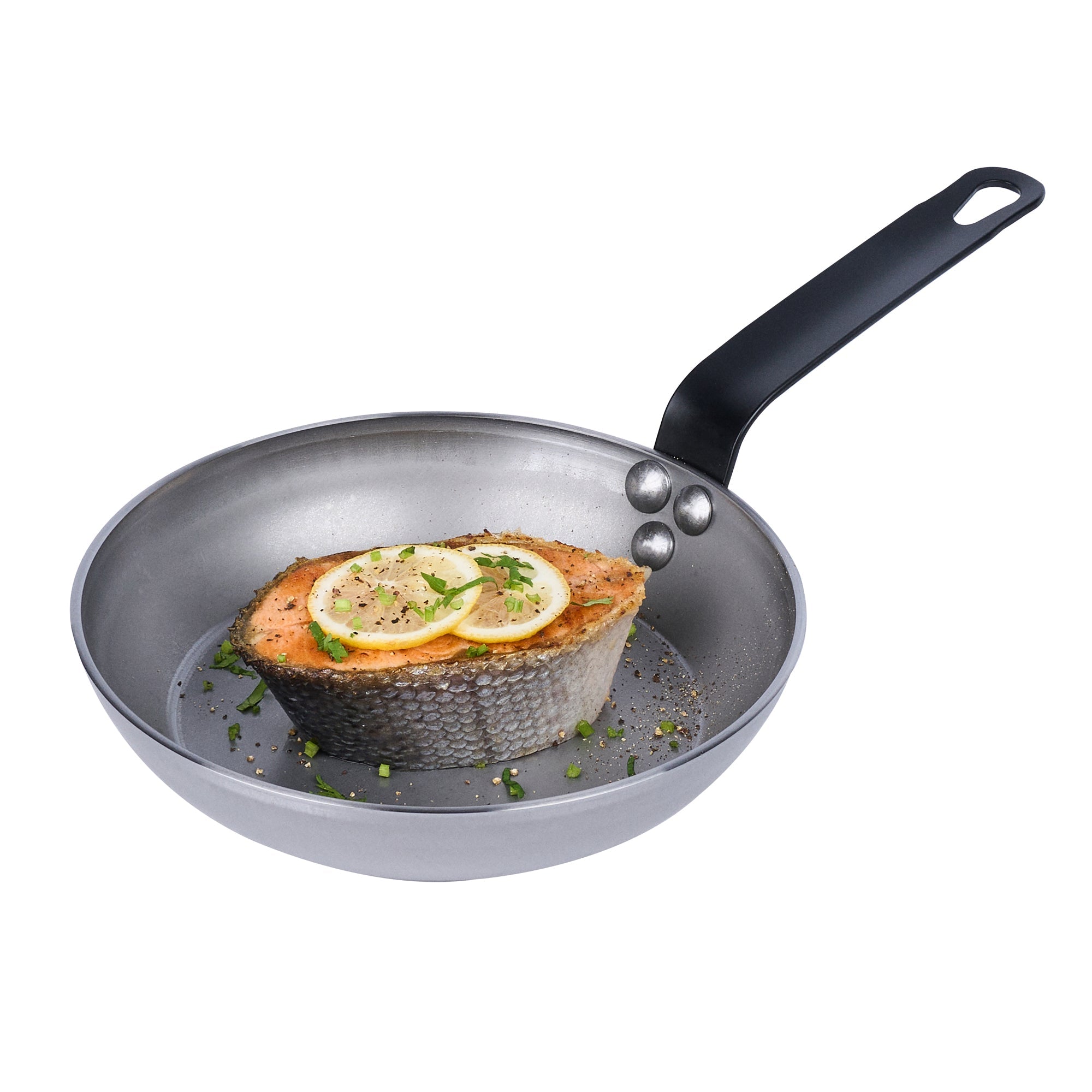 Met Lux Carbon Steel 8" Fry Pan - 1 count box