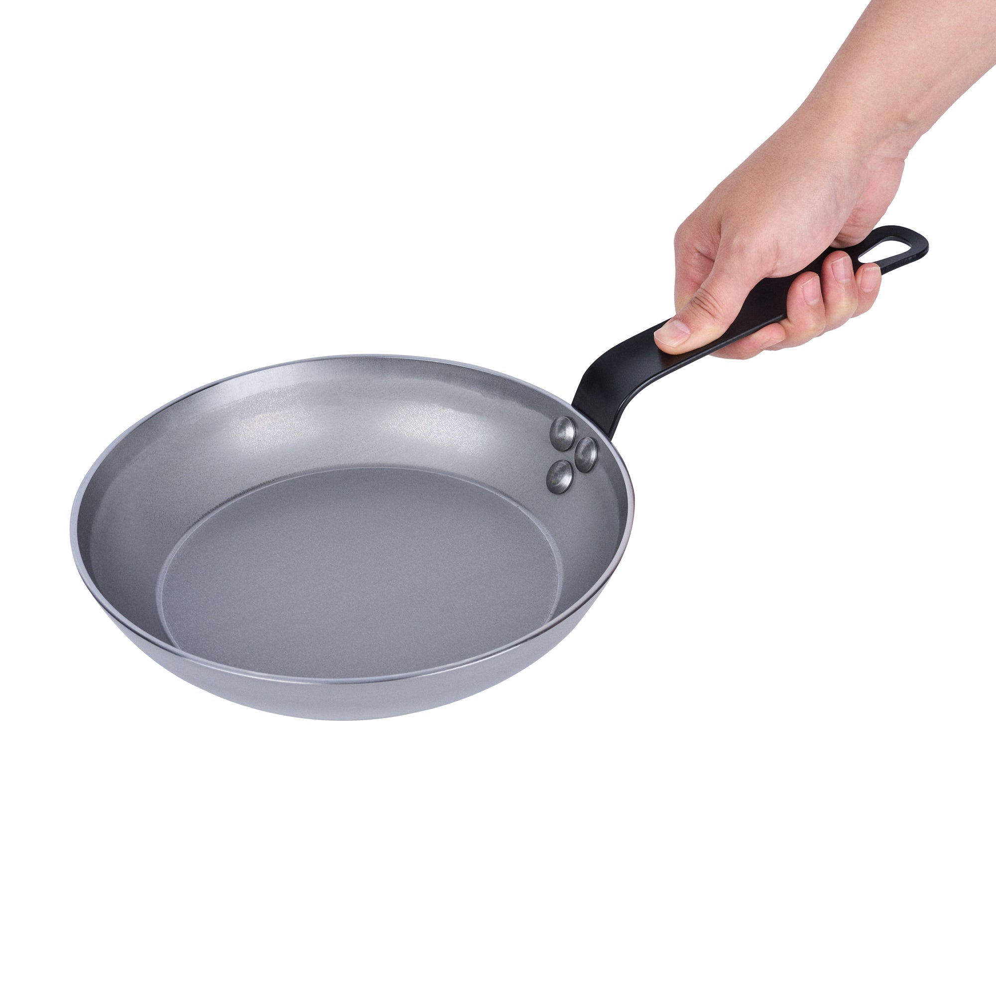 Met Lux Carbon Steel 9" Fry Pan - 1 count box