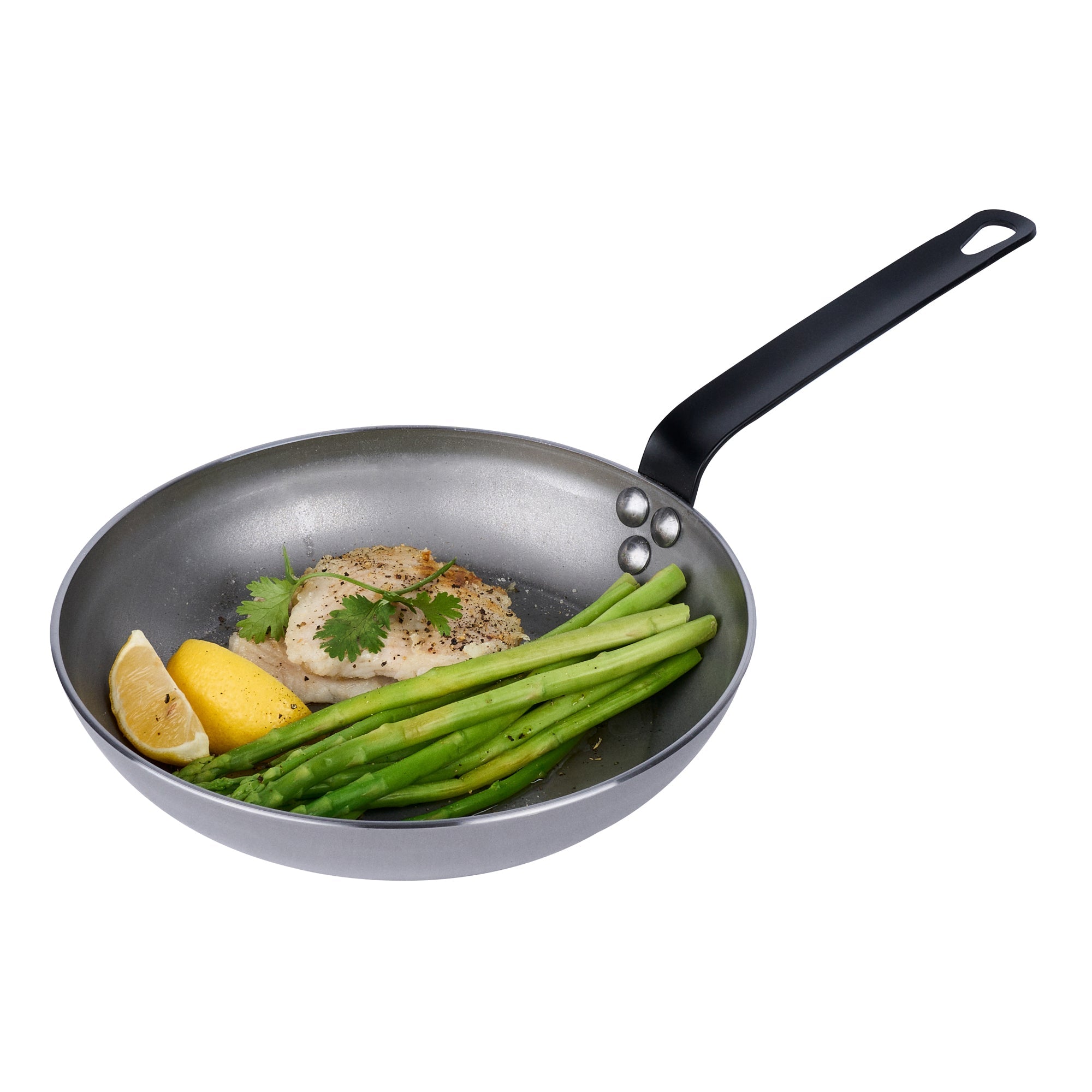 Met Lux Carbon Steel 9 1/2" Fry Pan - 1 count box