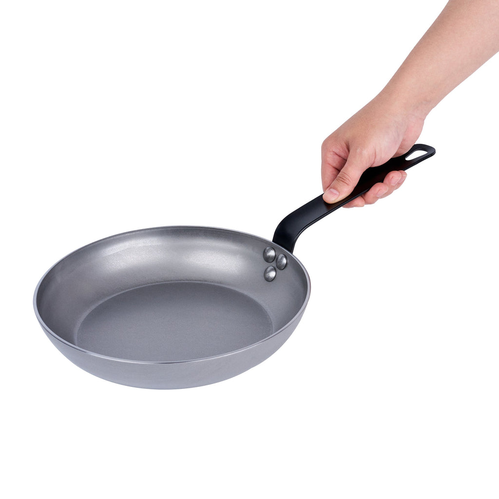 Met Lux Carbon Steel 9 1/2" Fry Pan - 1 count box