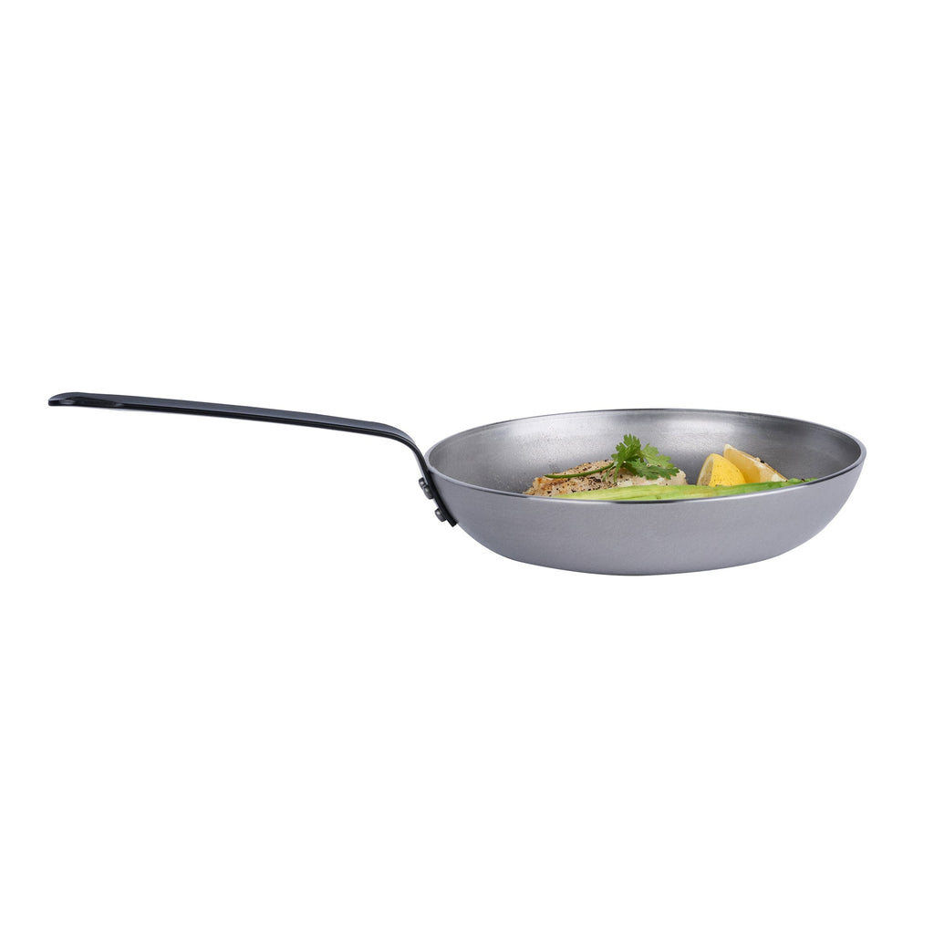 Met Lux Carbon Steel 9 1/2" Fry Pan - 1 count box