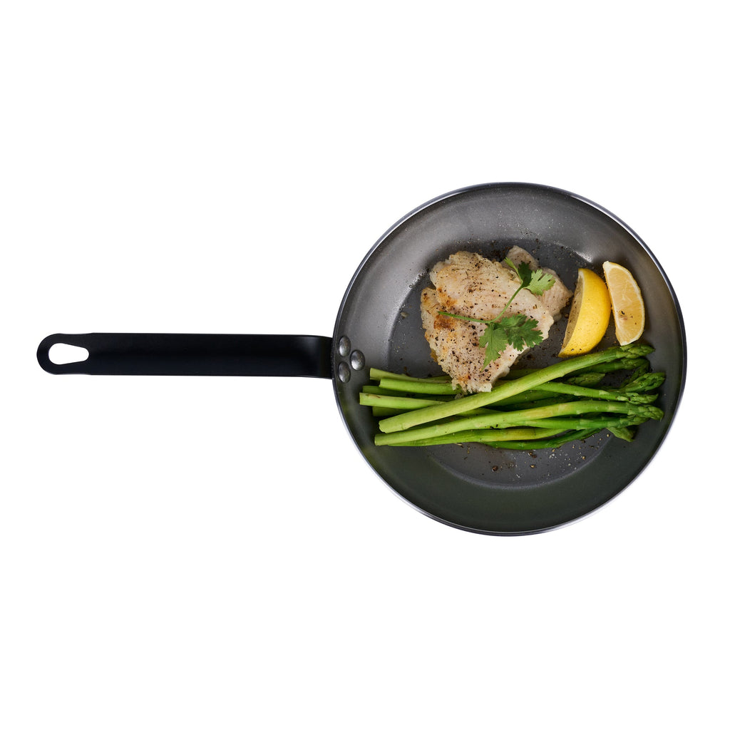 Met Lux Carbon Steel 9 1/2" Fry Pan - 1 count box