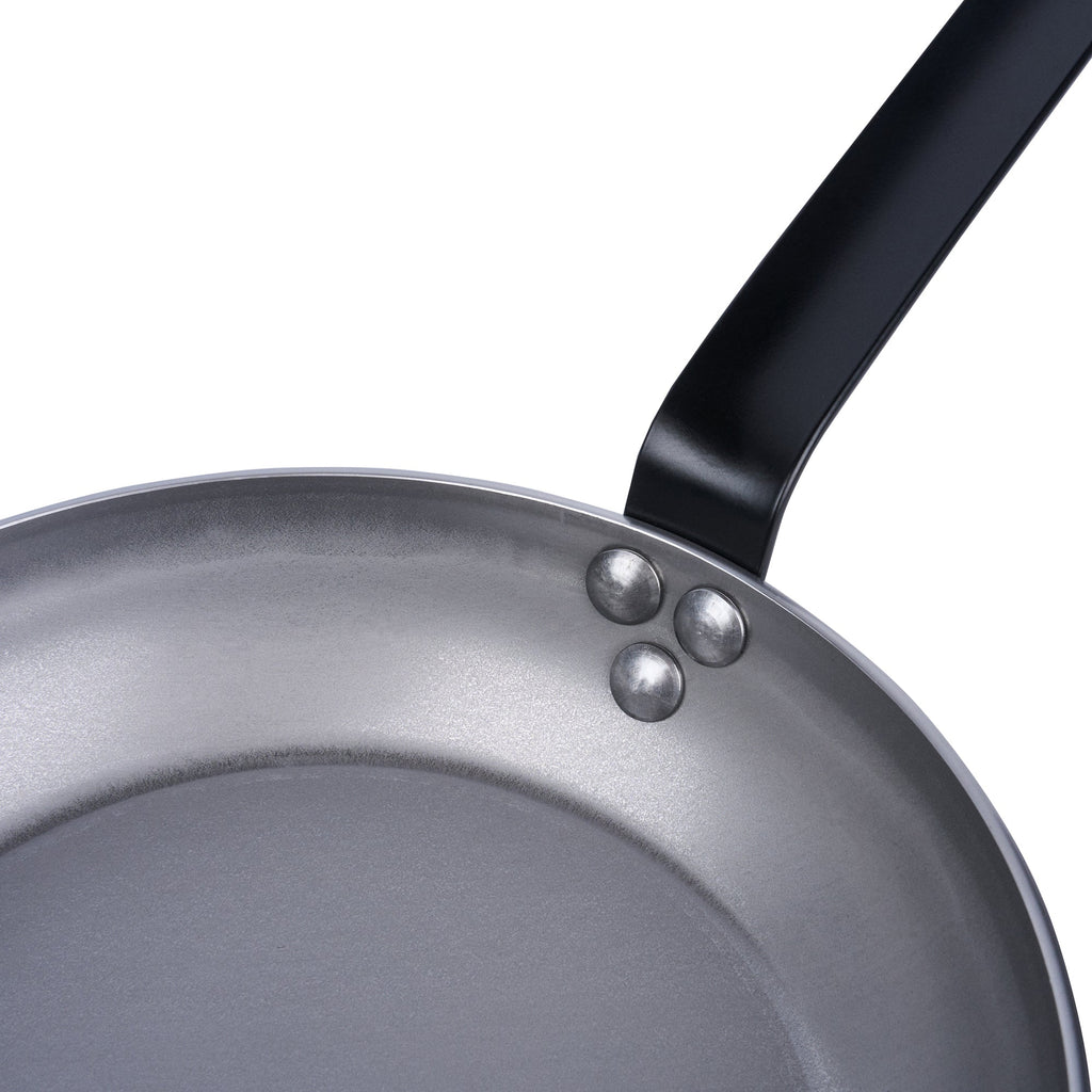 Met Lux Carbon Steel 9 1/2" Fry Pan - 1 count box