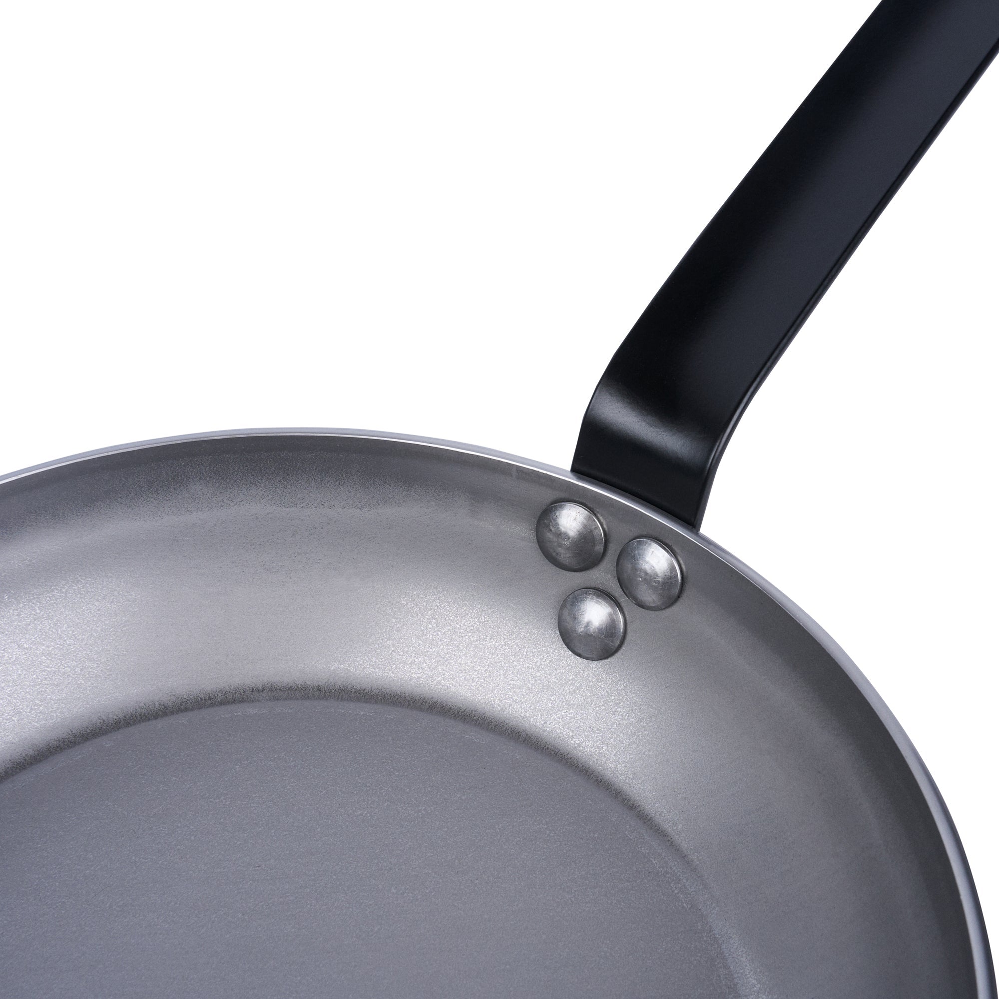 Met Lux Carbon Steel 9 1/2" Fry Pan - 6 count box