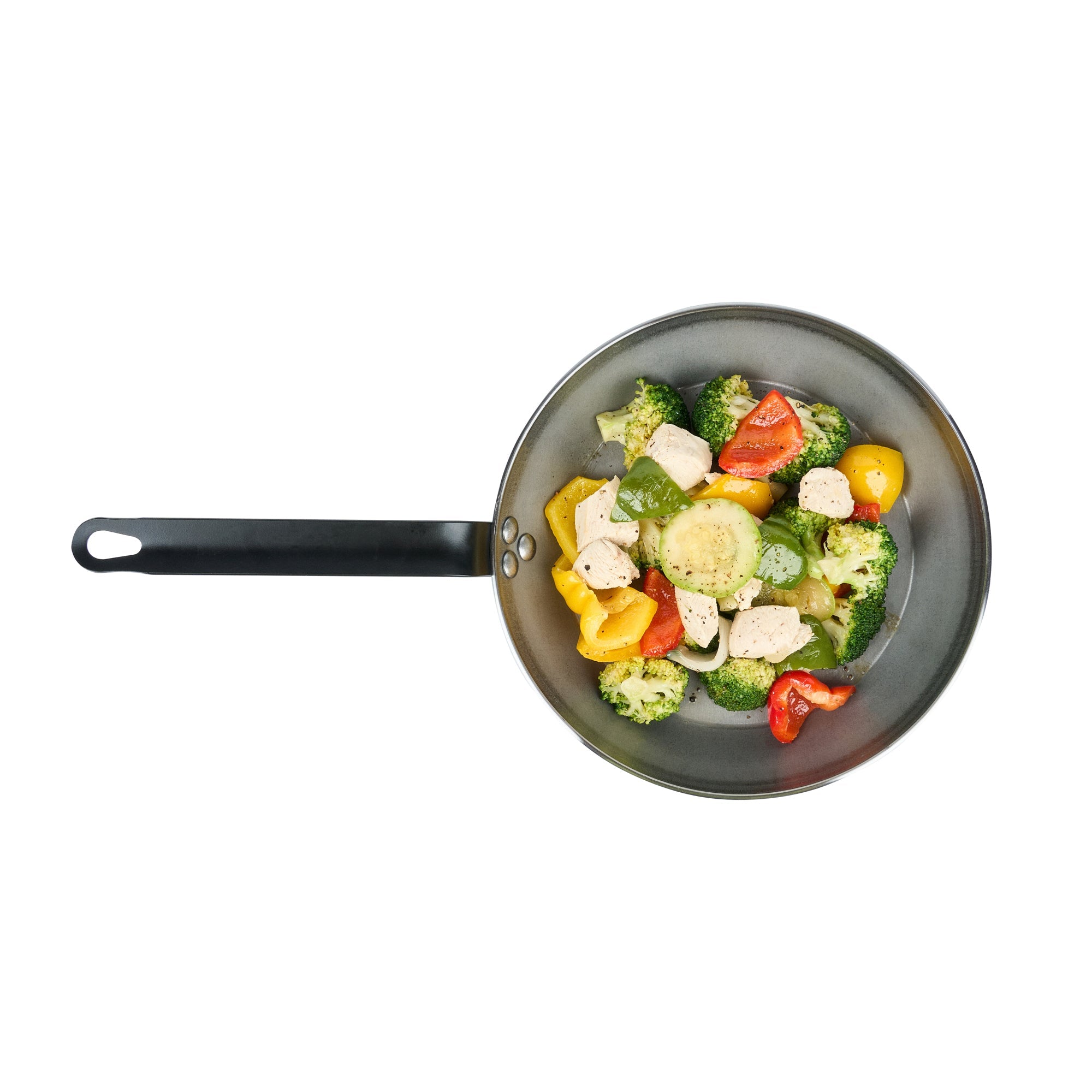 Met Lux Carbon Steel 10" Fry Pan - 1 count box
