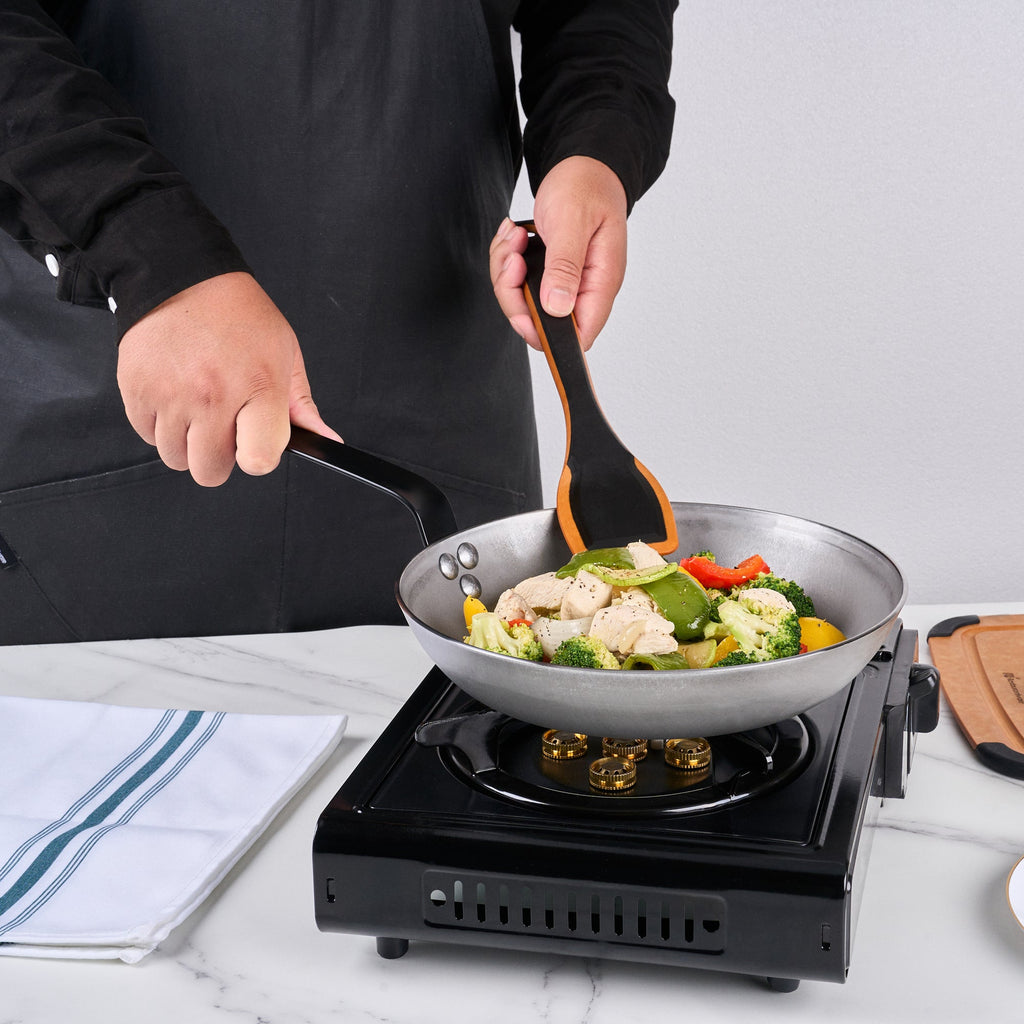 Met Lux Carbon Steel 10" Fry Pan - 1 count box