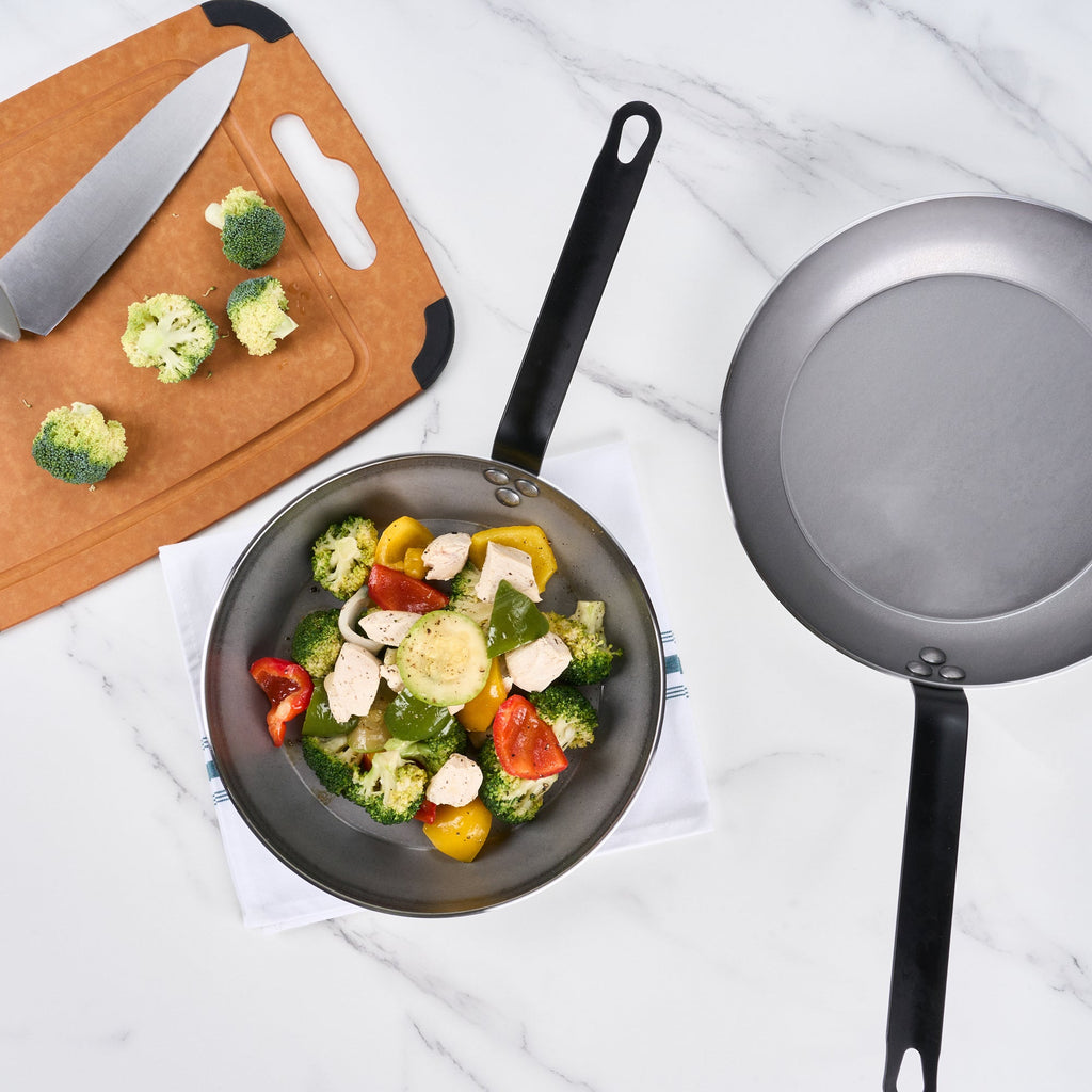Met Lux Carbon Steel 10" Fry Pan - 1 count box