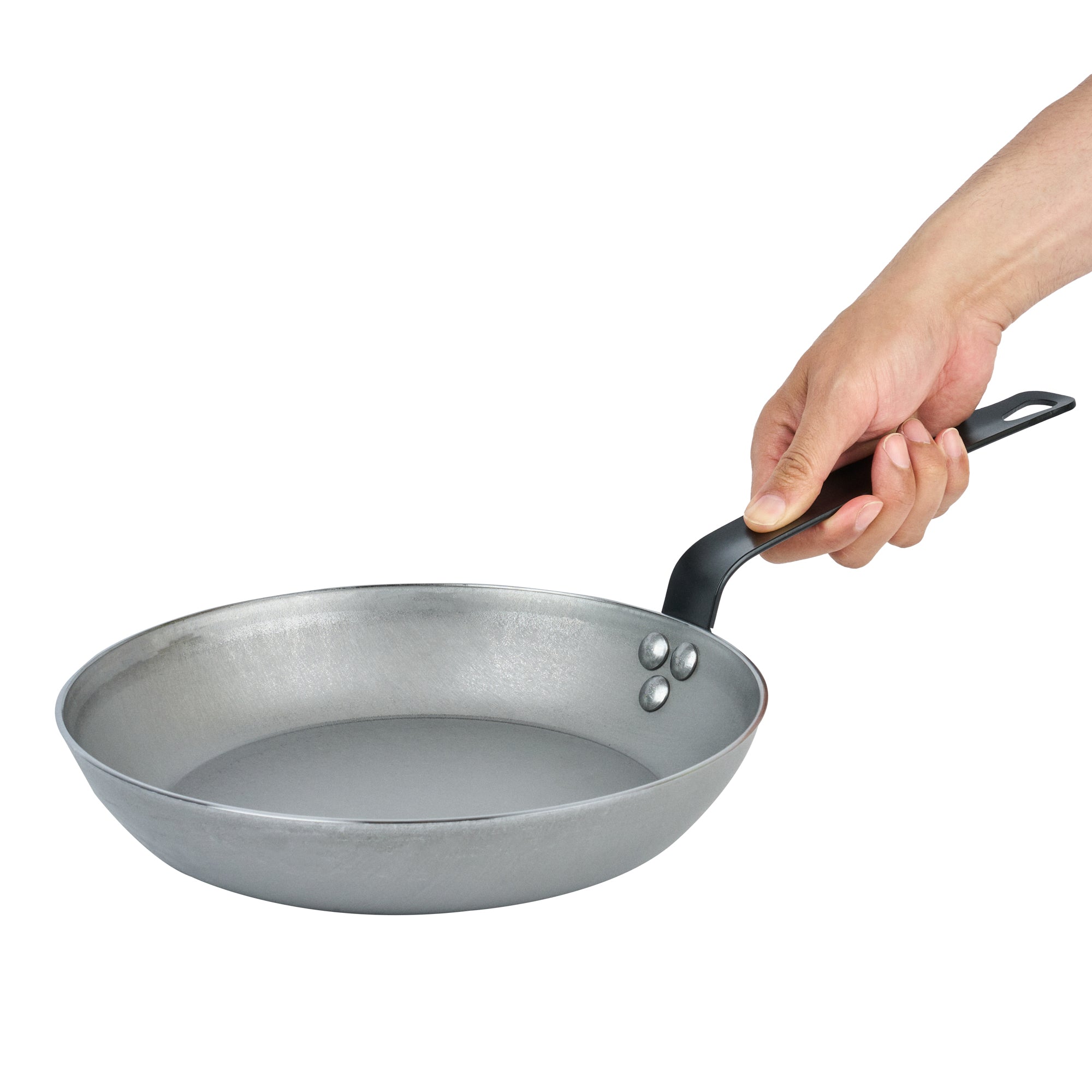 Met Lux Carbon Steel 10" Fry Pan - 6 count box