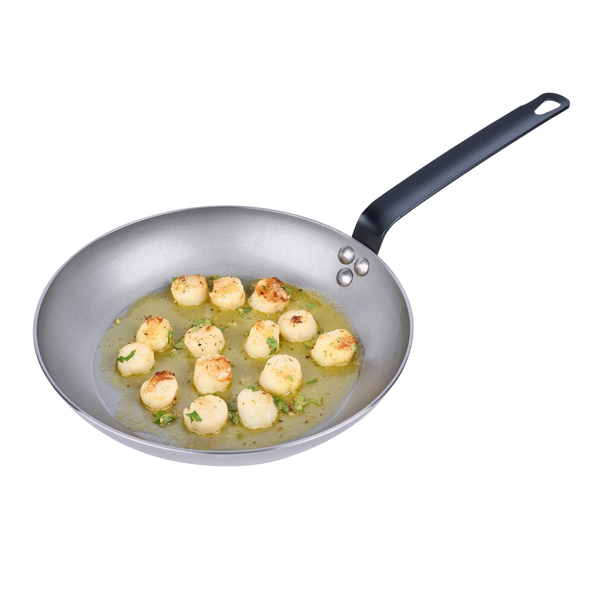 Met Lux Carbon Steel 11" Fry Pan - 1 count box
