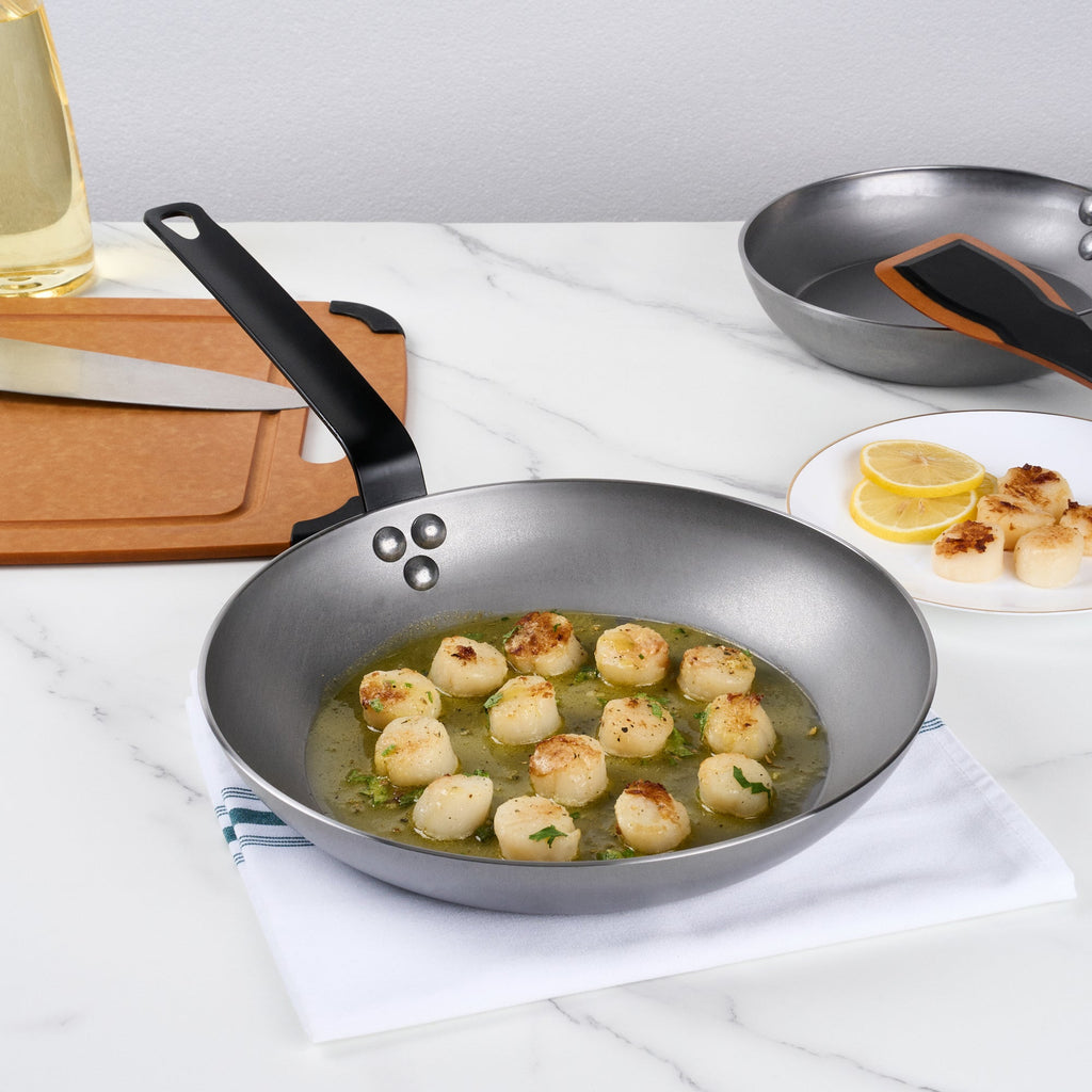 Met Lux Carbon Steel 11" Fry Pan - 1 count box