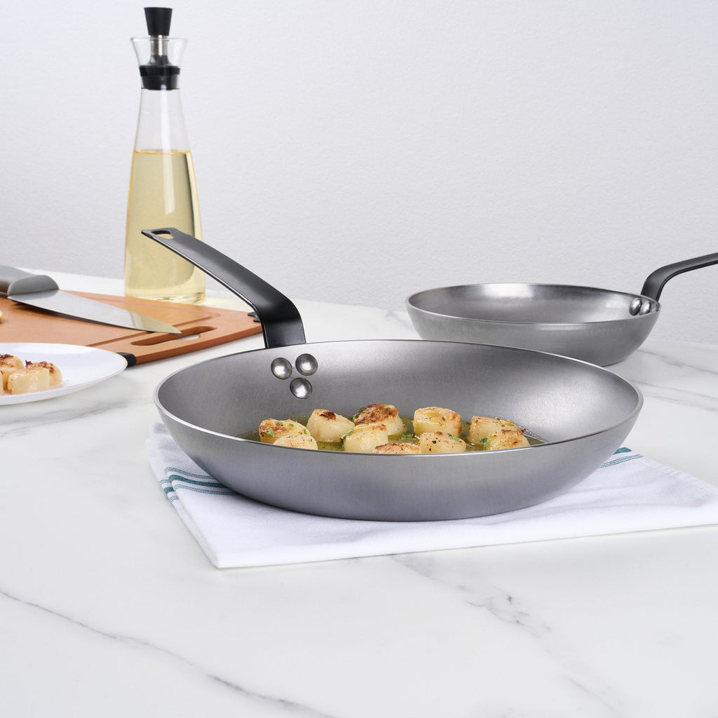 Met Lux Carbon Steel 11" Fry Pan - 1 count box