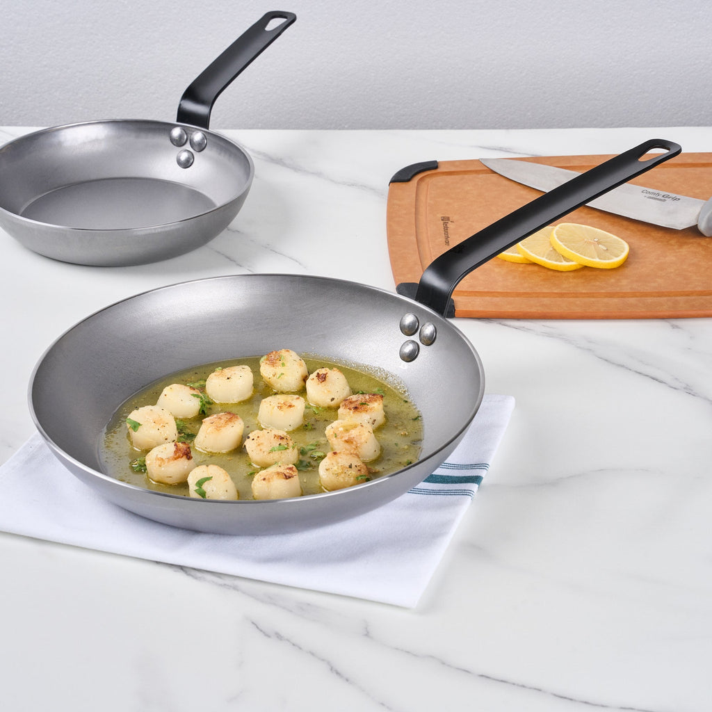 Met Lux Carbon Steel 11" Fry Pan - 6 count box
