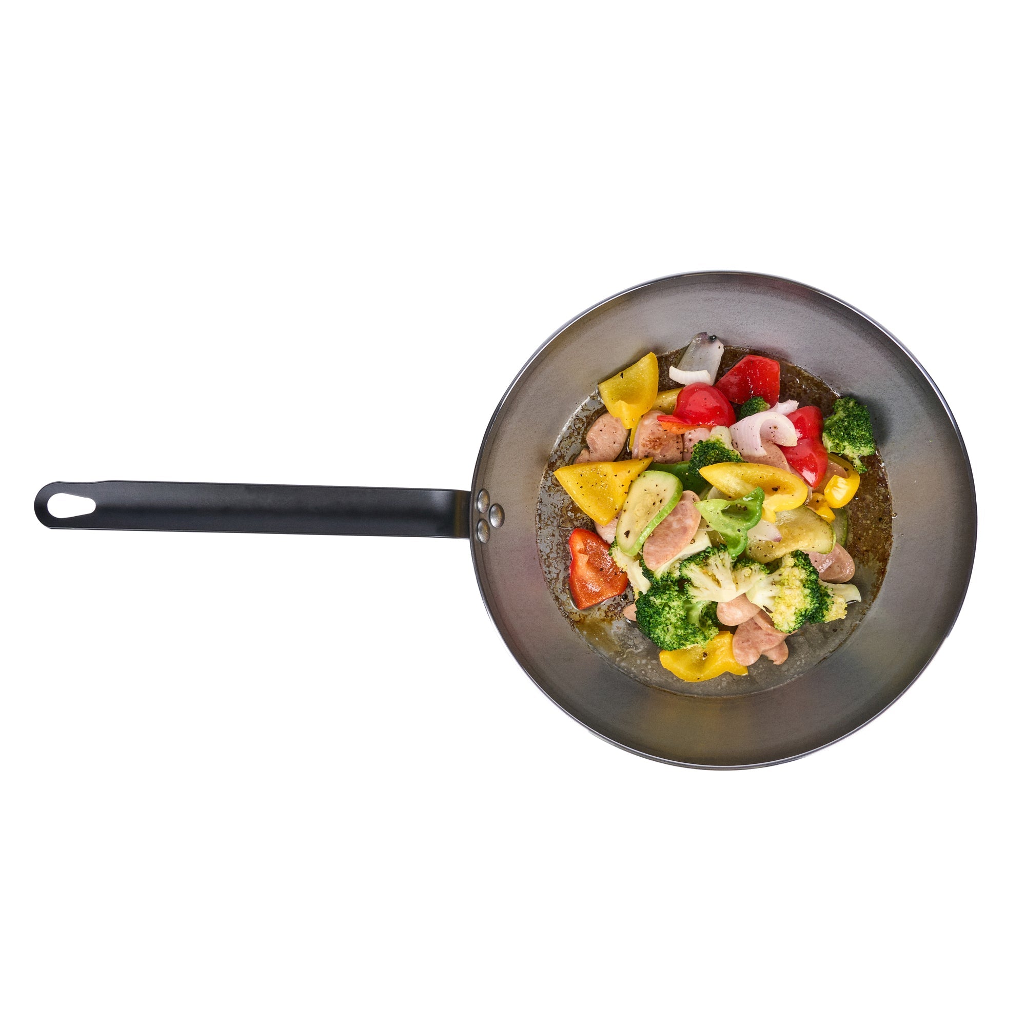 Met Lux Carbon Steel 12" Fry Pan - 1 count box