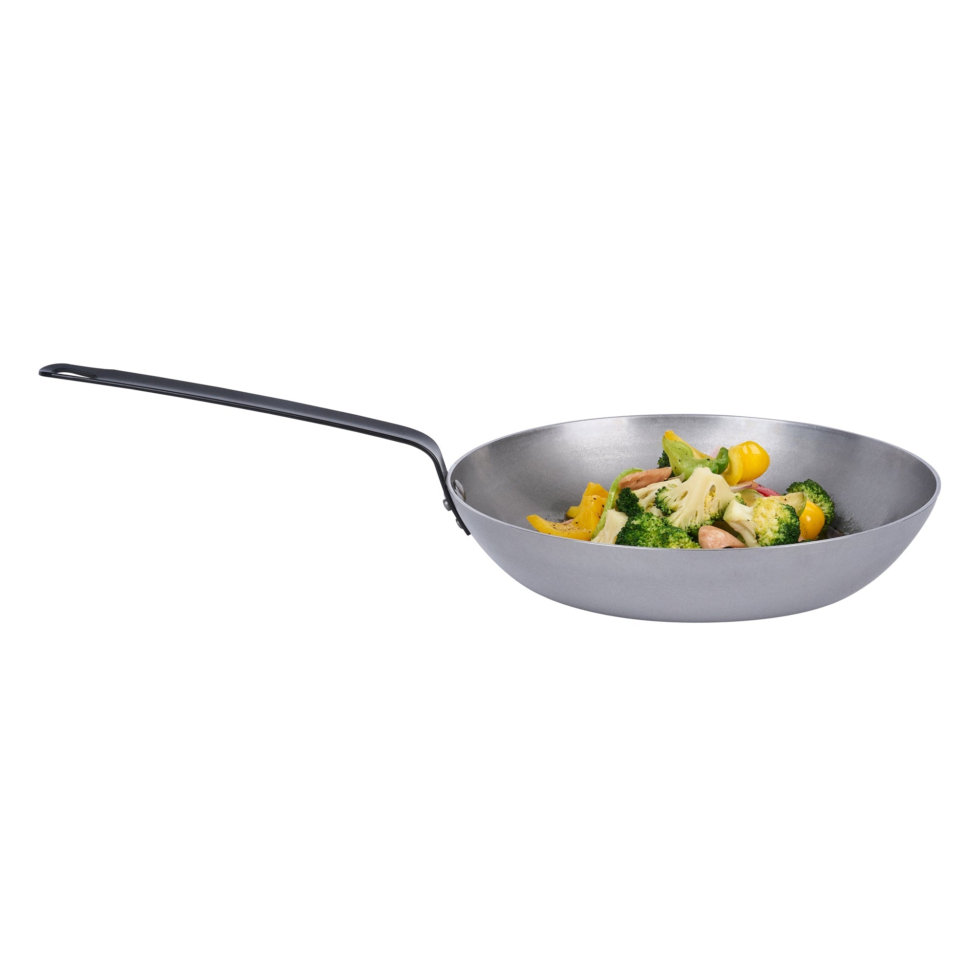 Met Lux Carbon Steel 12" Fry Pan - 6 count box