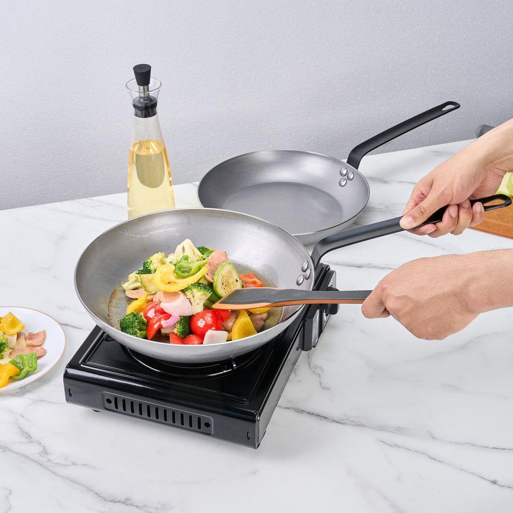 Met Lux Carbon Steel 12" Fry Pan - 6 count box