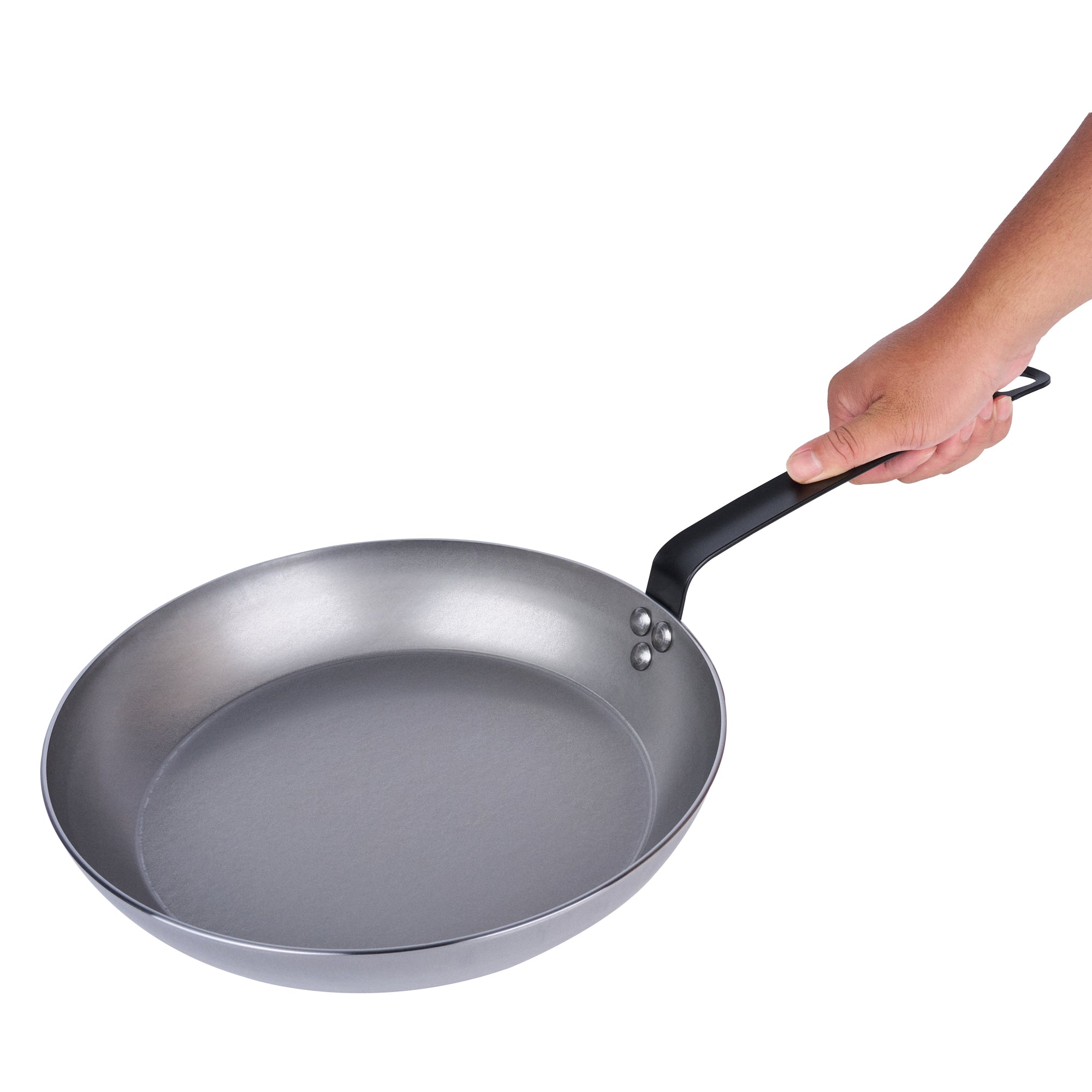 Met Lux Carbon Steel 13" Fry Pan - 1 count box