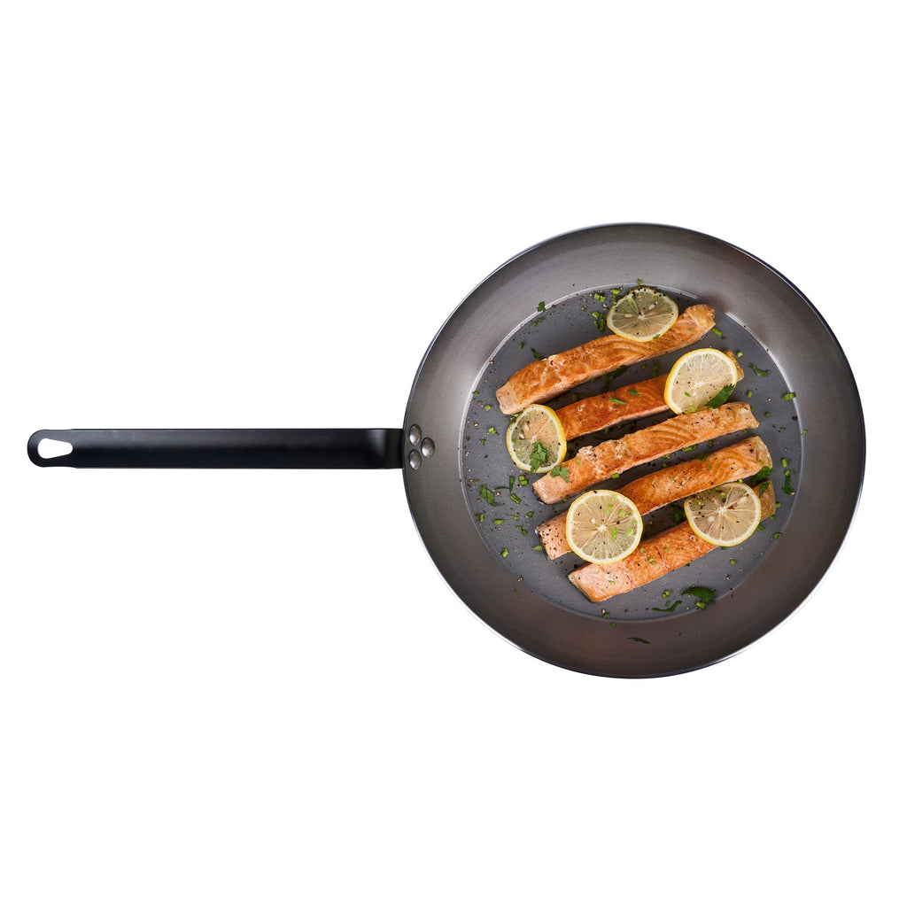 Met Lux Carbon Steel 13" Fry Pan - 1 count box