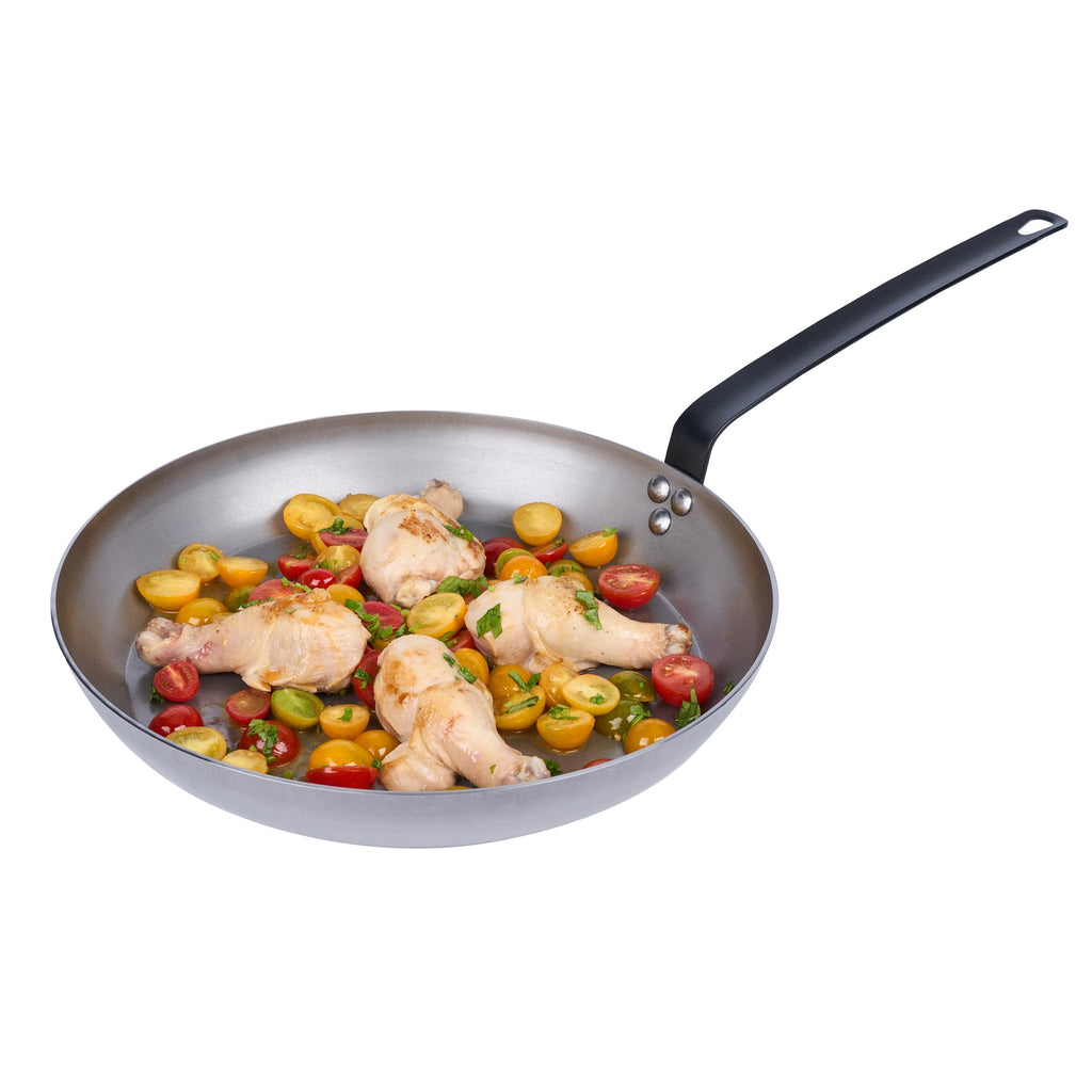 Met Lux Carbon Steel 14" Fry Pan - 1 count box