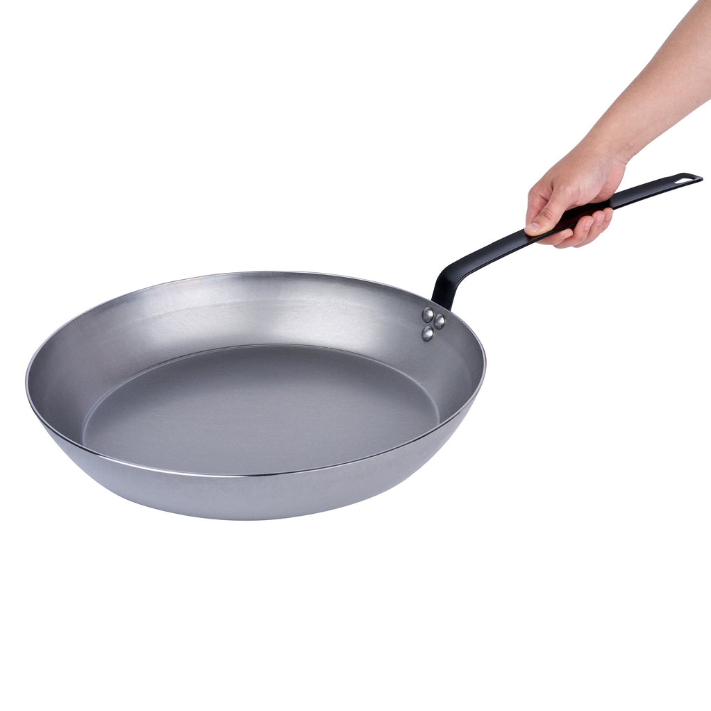 Met Lux Carbon Steel 16" Fry Pan - 1 count box
